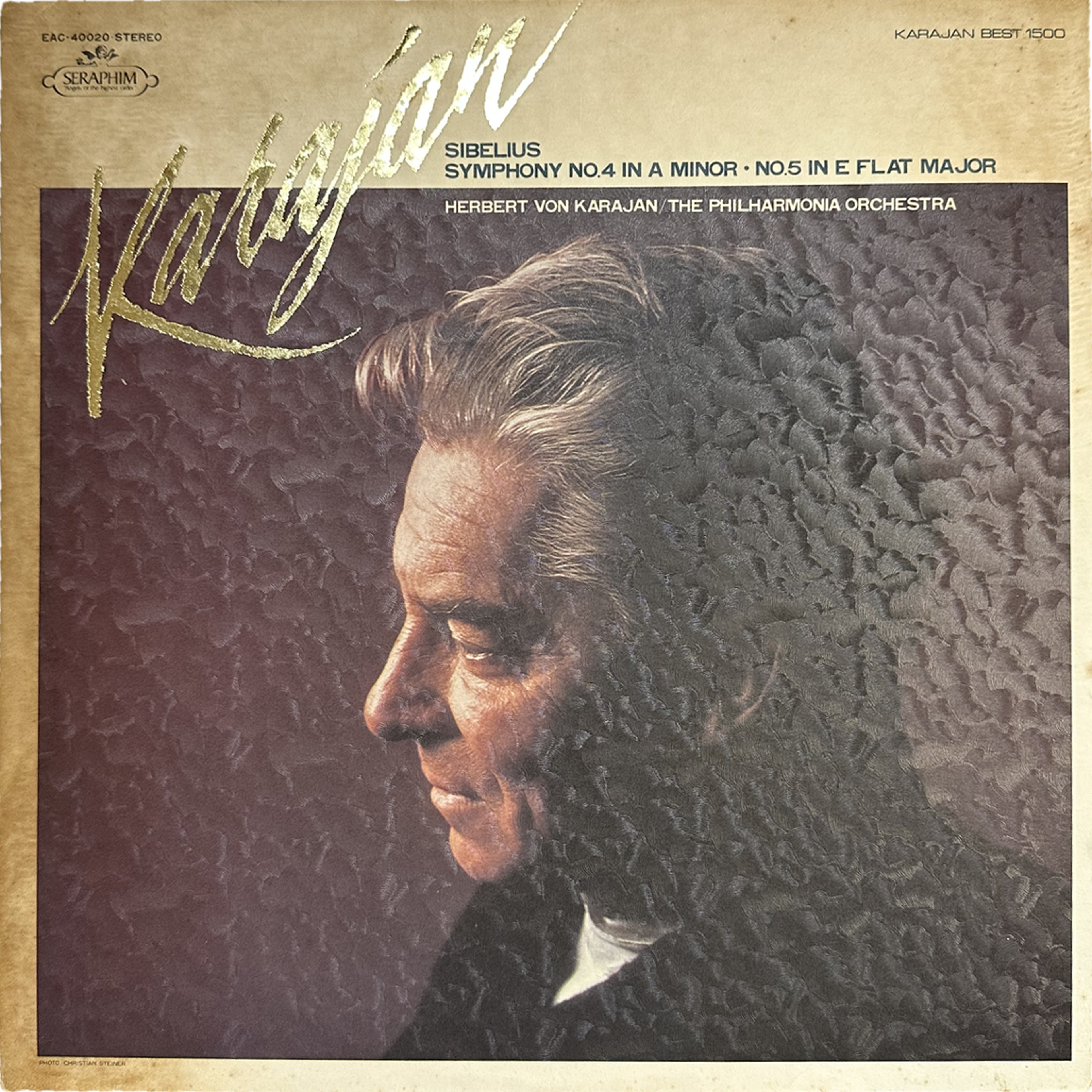 Herbert von Karajan,Jean Sibelius,Philharmonia Orchestra — Symphony No. 4, Op. 63 / Symphony No. 5, Op. 82