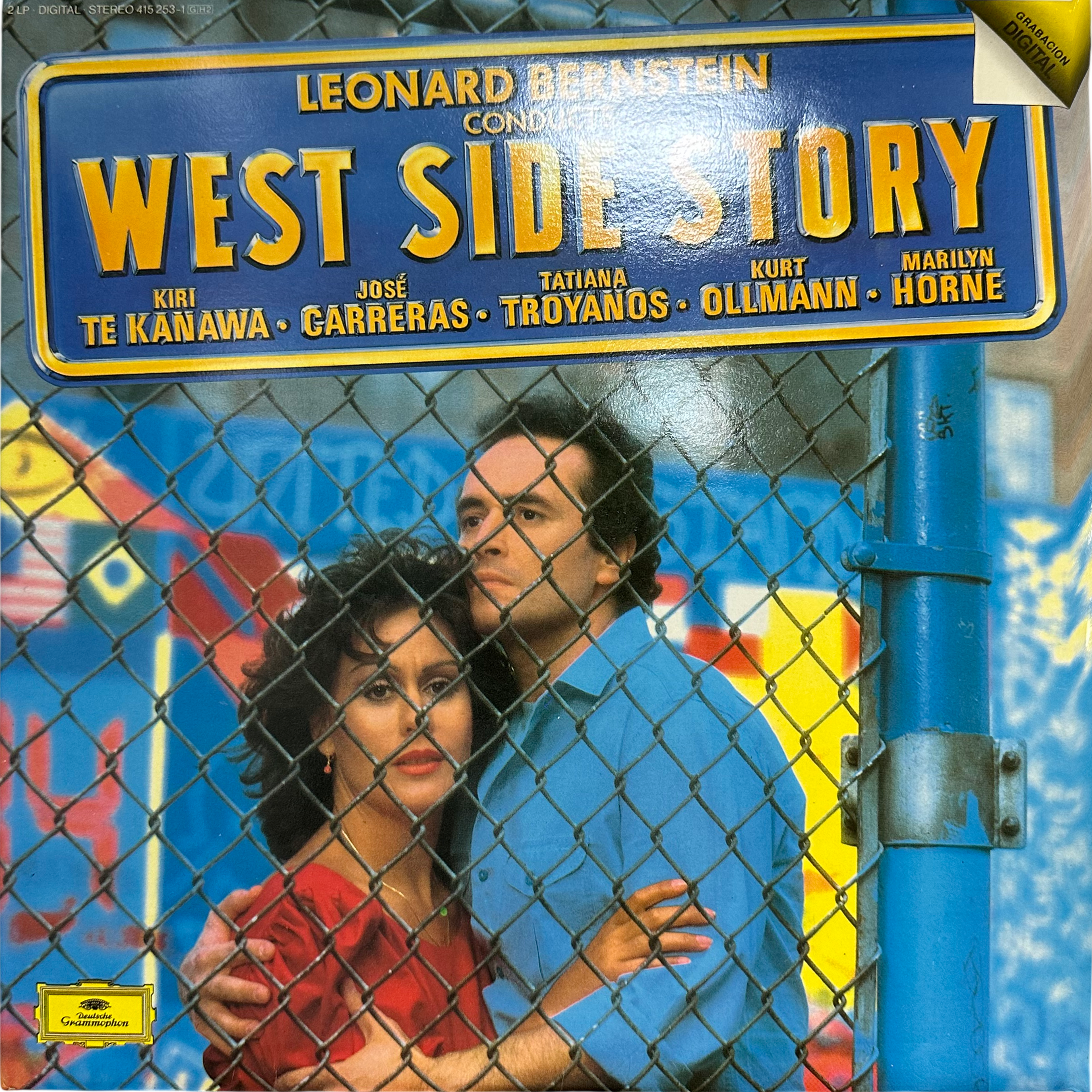 José Carreras,Kiri Te Kanawa,Kurt Ollmann,Leonard Bernstein,Marilyn Horne,Tatiana Troyanos — West Side Story