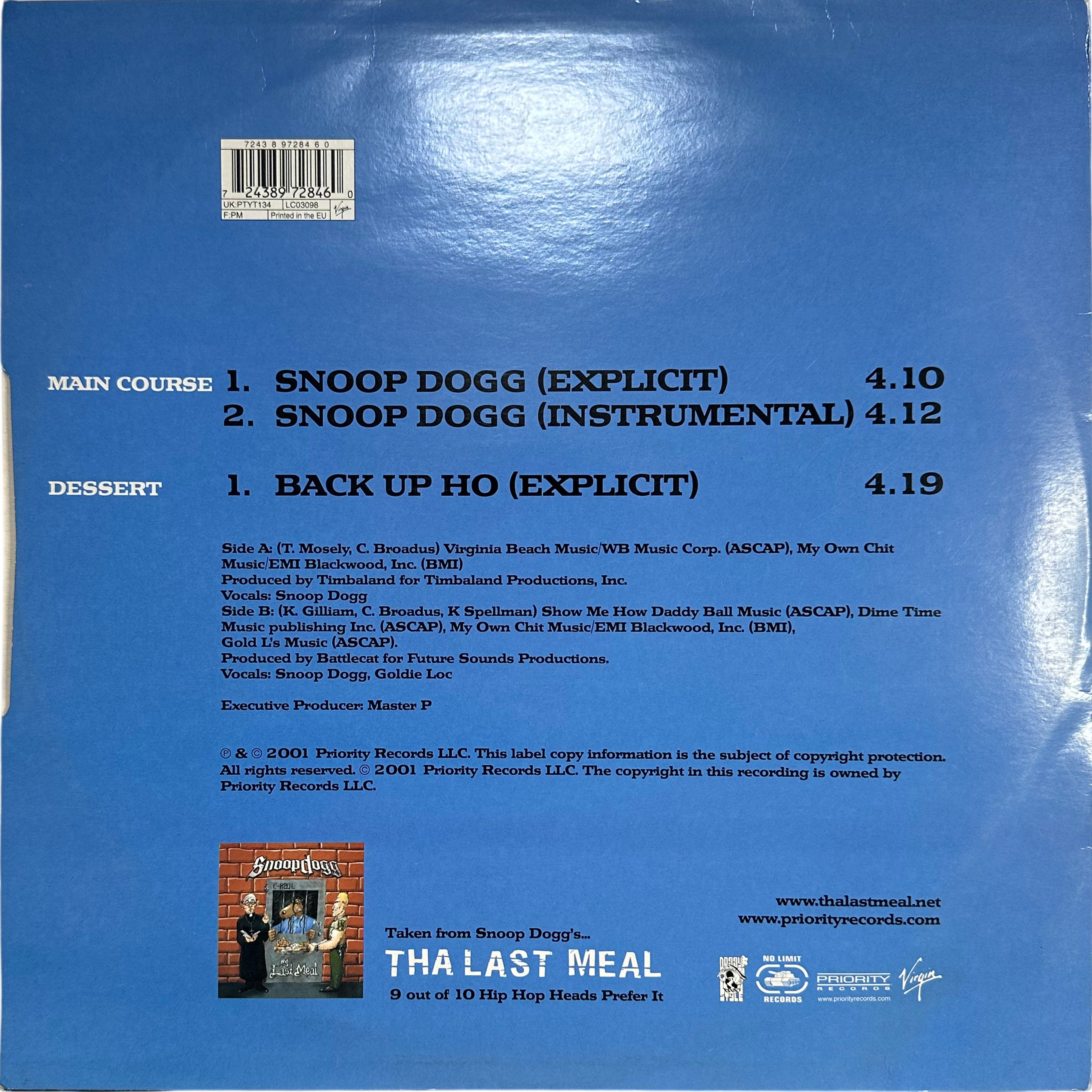 Snoop Dogg — Snoop Dogg / Back Up Ho 2