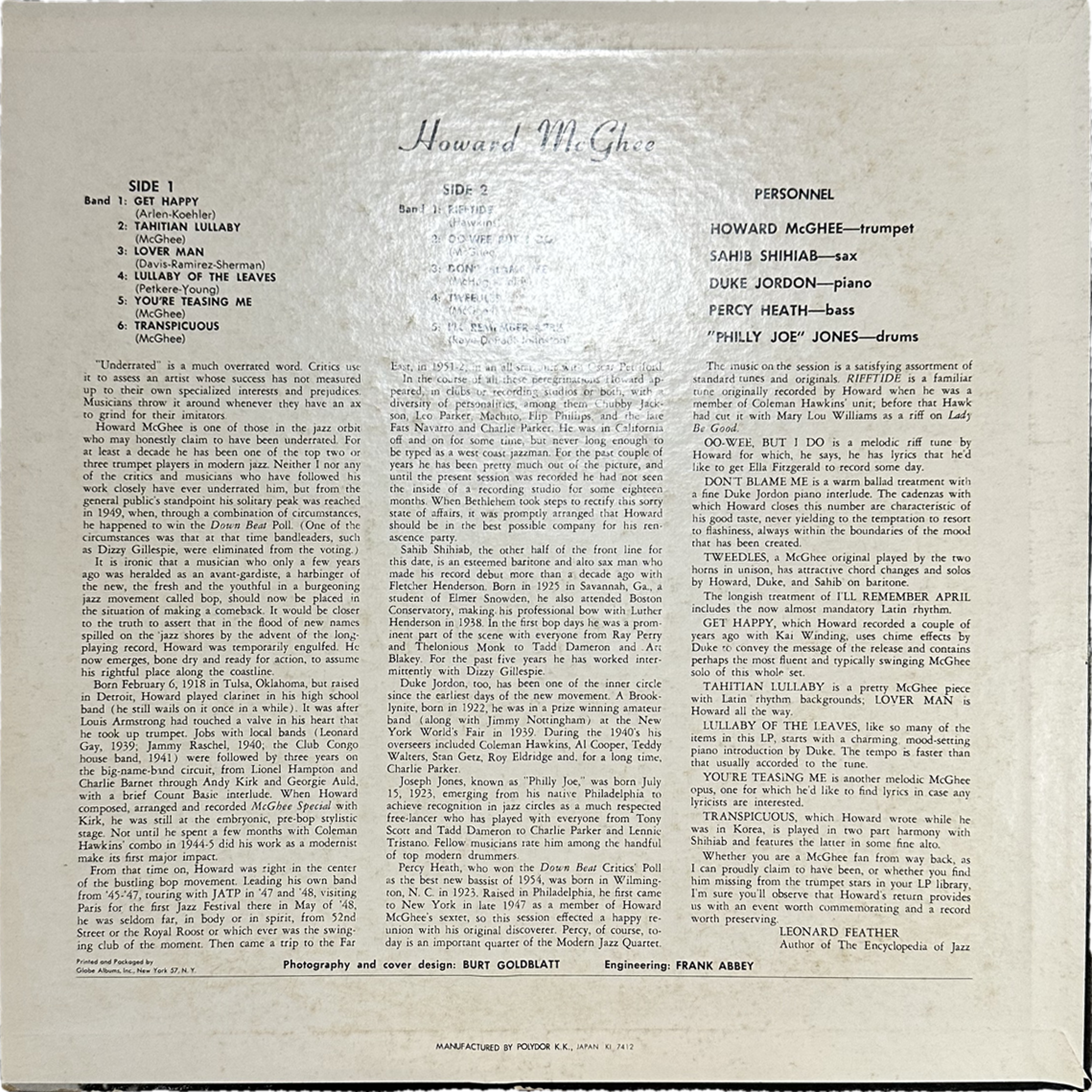 Howard McGhee — The Return Of Howard McGhee 2