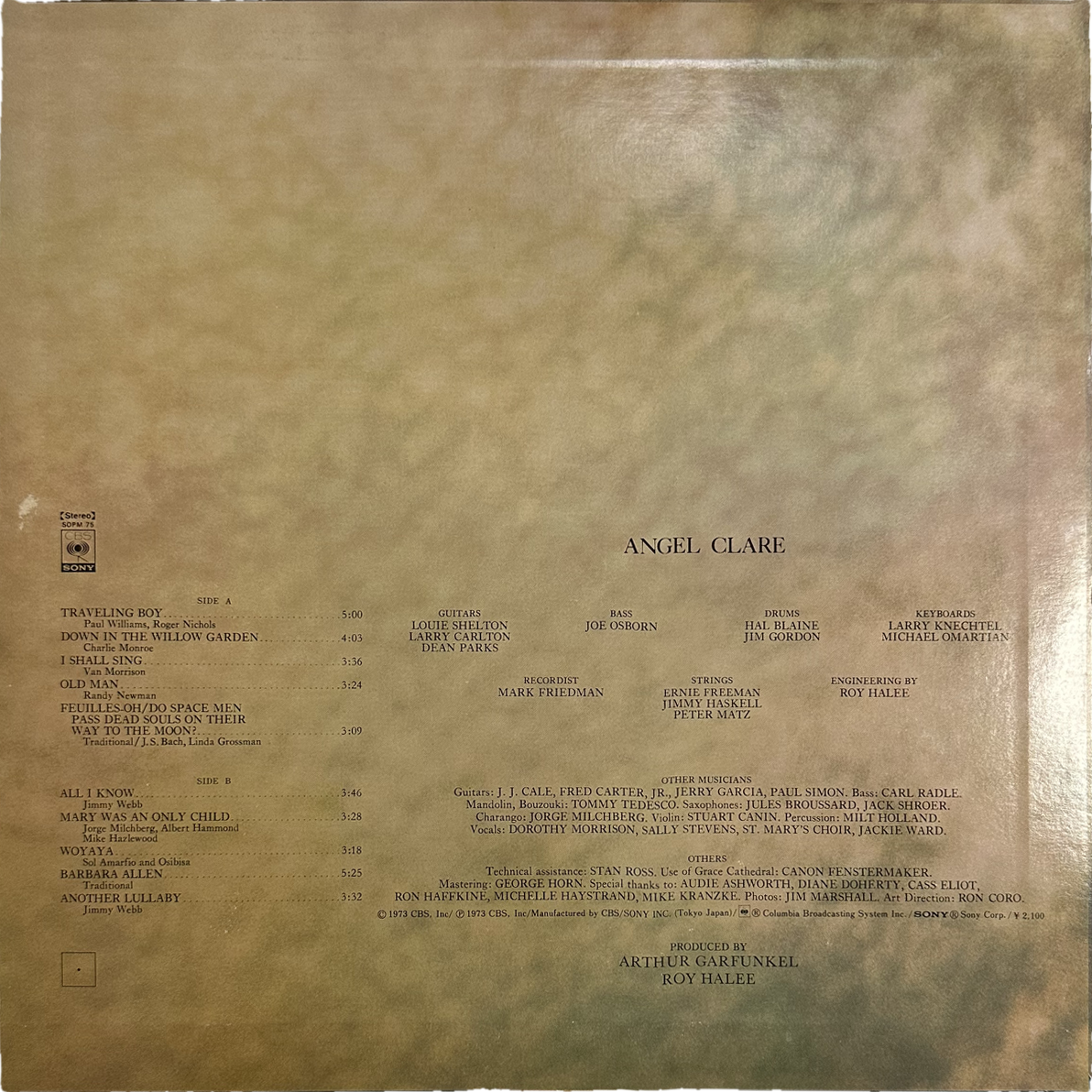 Art Garfunkel — Angel Clare 2