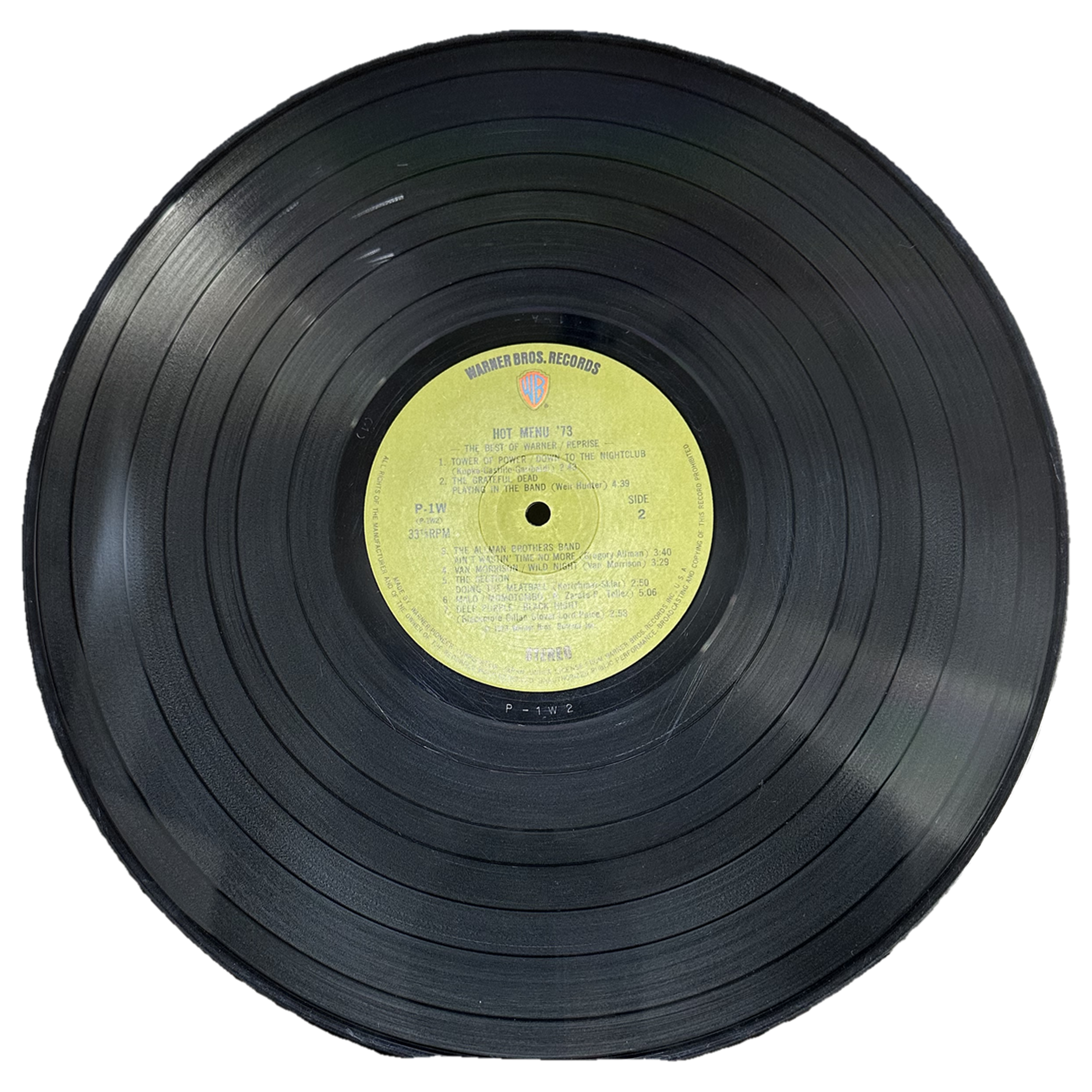 Various — Hot Menu '73  -The Best Of Warner/Reprise/Atlantic 5