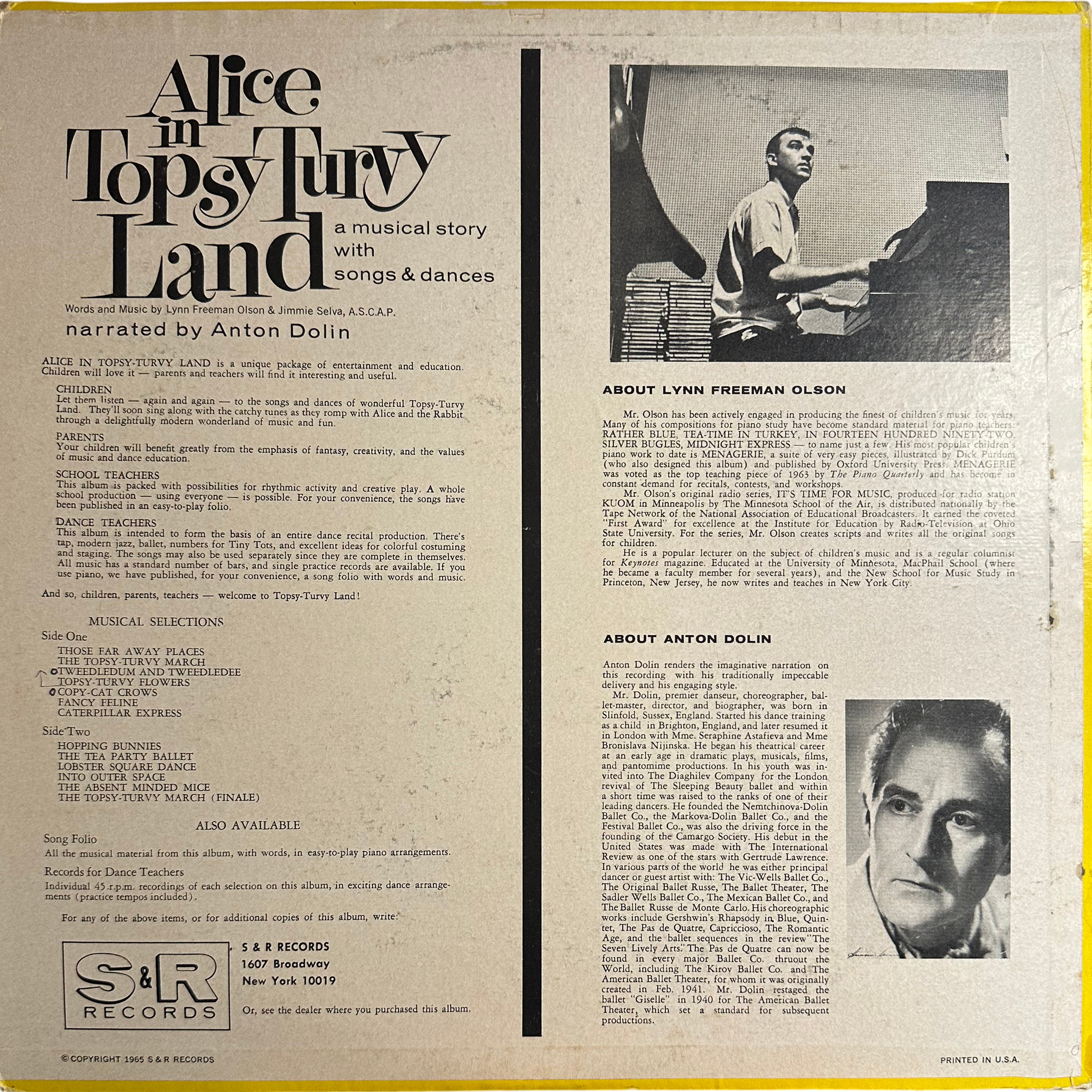 Anton Dolin — Alice In Topsy Turvy Land 2