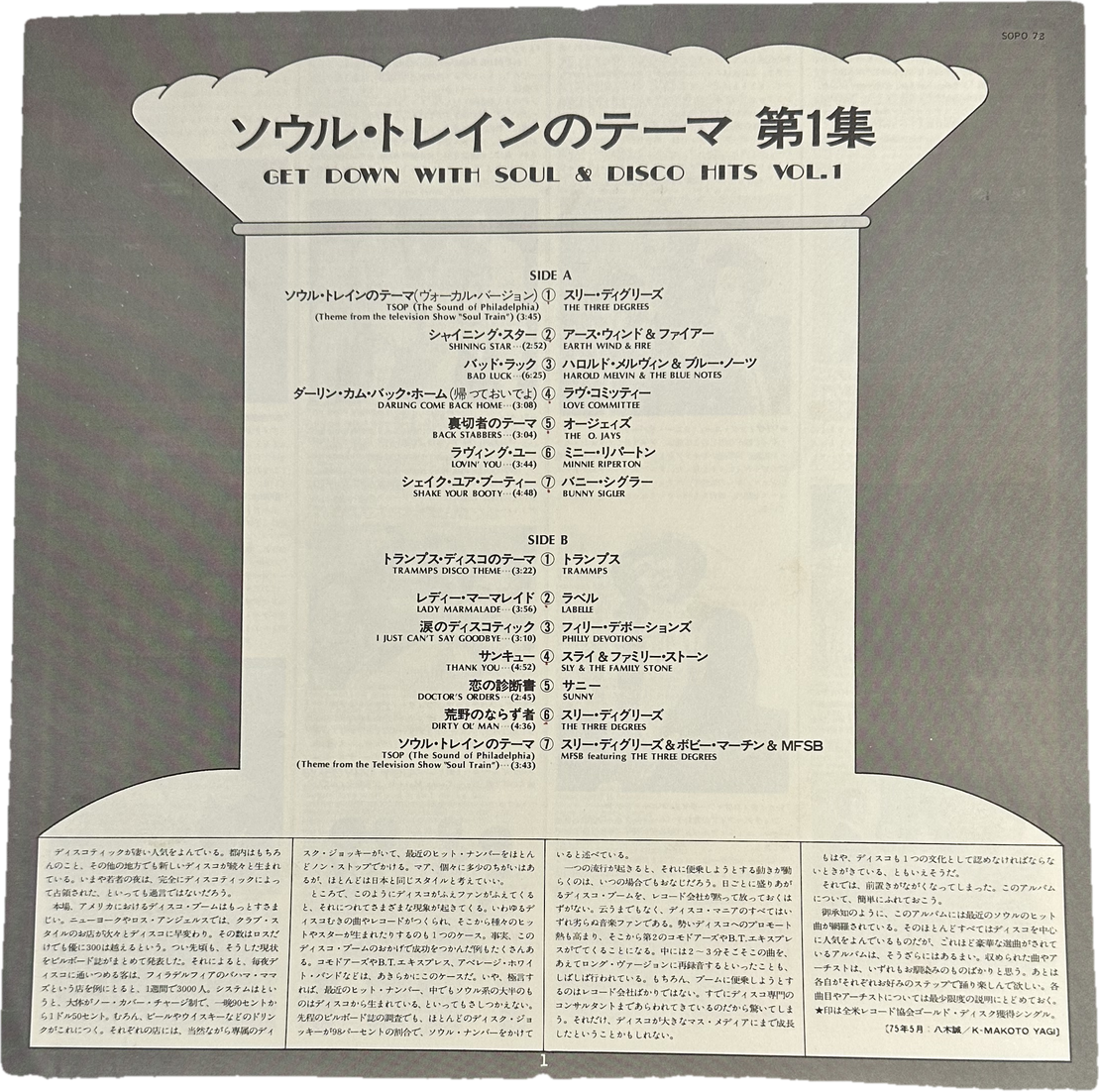 Various — Get Down With Soul & Disco Hits Vol.1 4