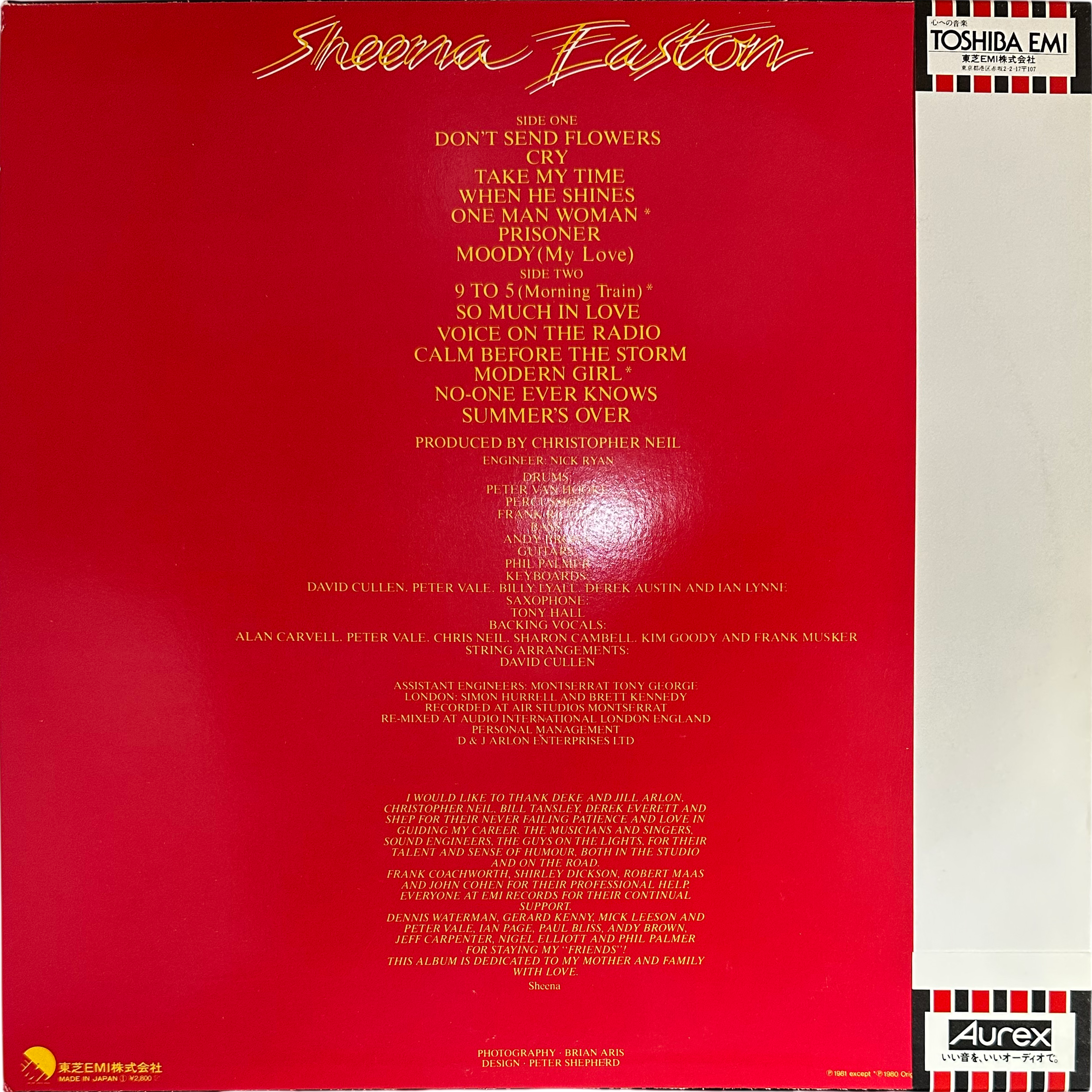 Sheena Easton — Take My Time 2