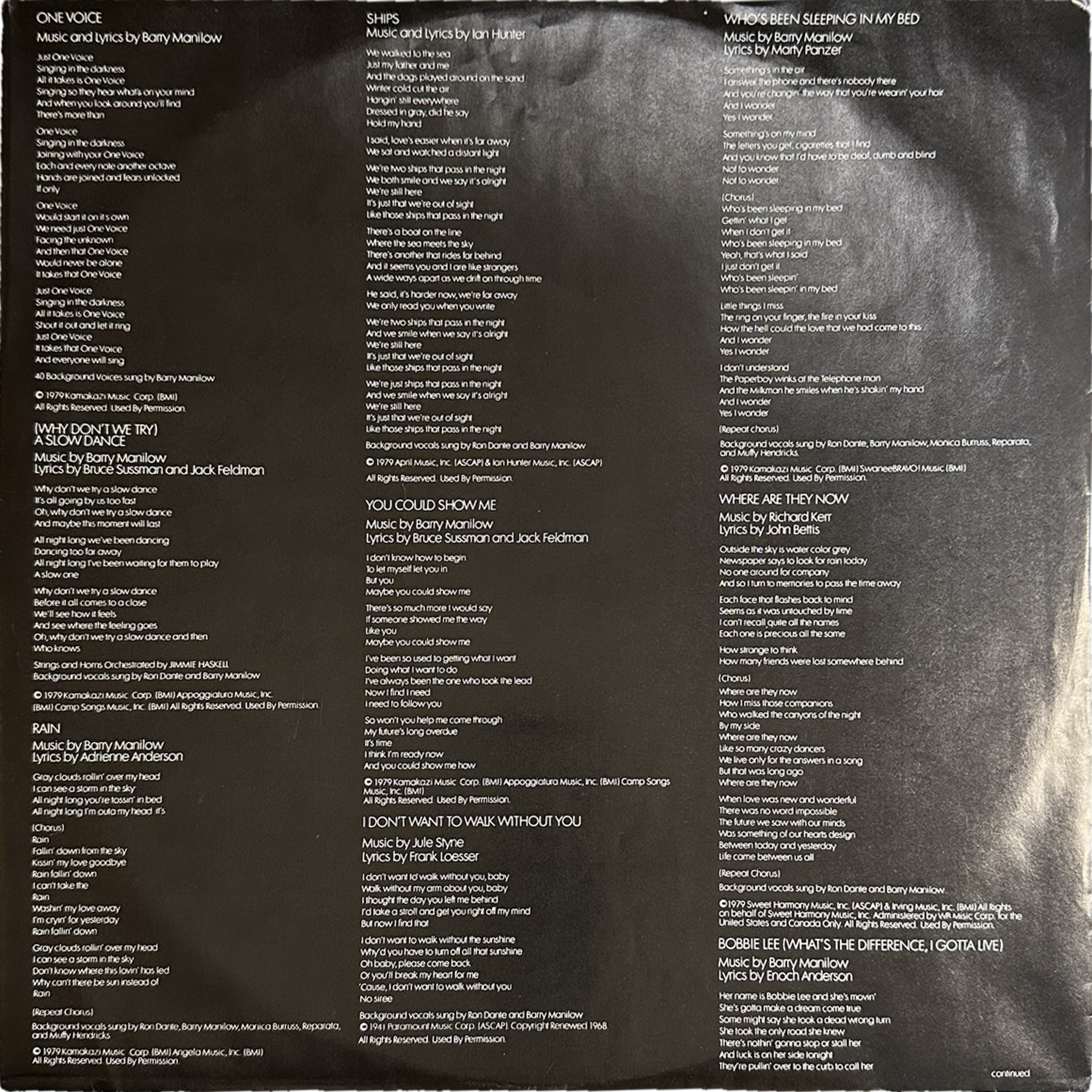 Barry Manilow — One Voice 4