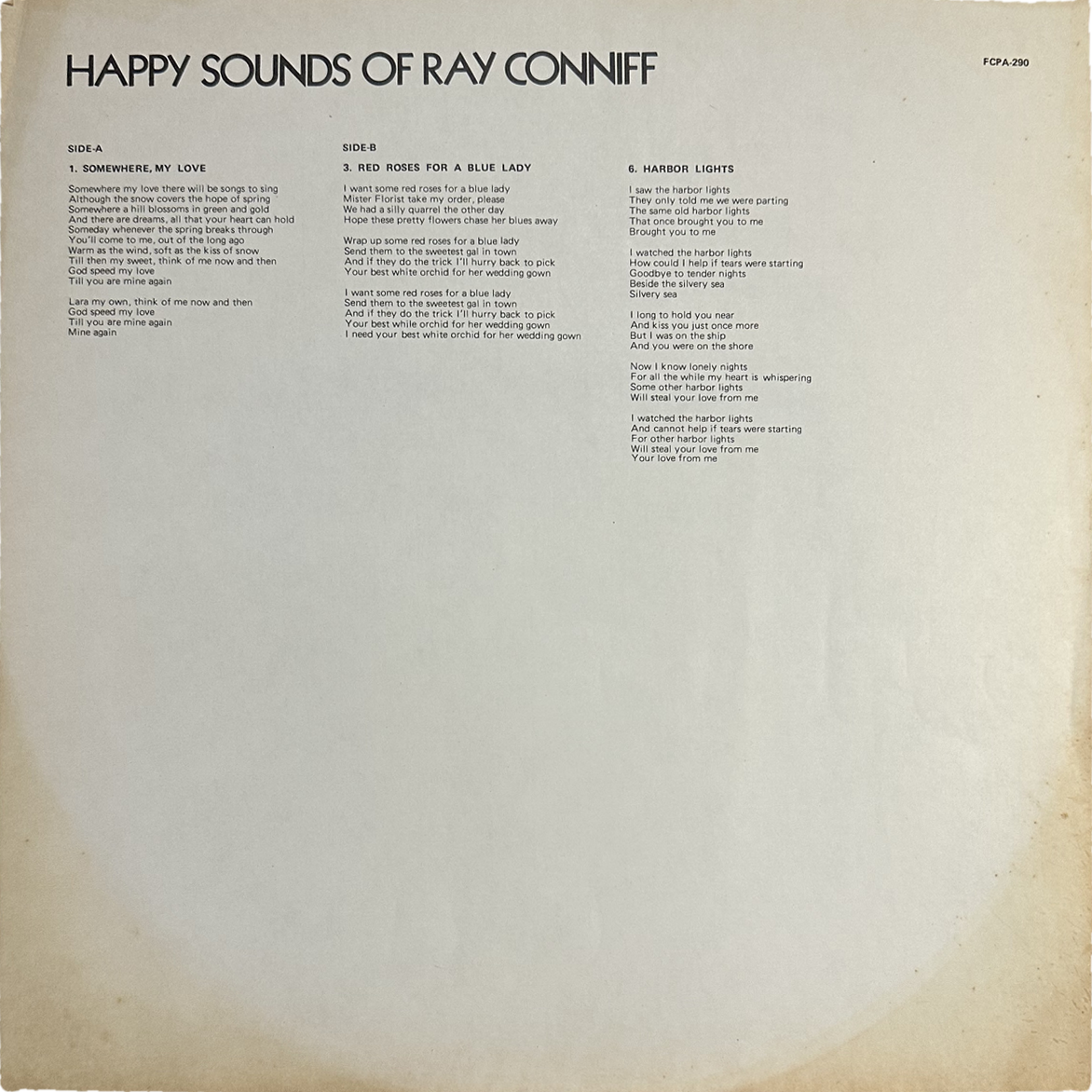 Ray Conniff — Happy Sounds Of Ray Conniff 4