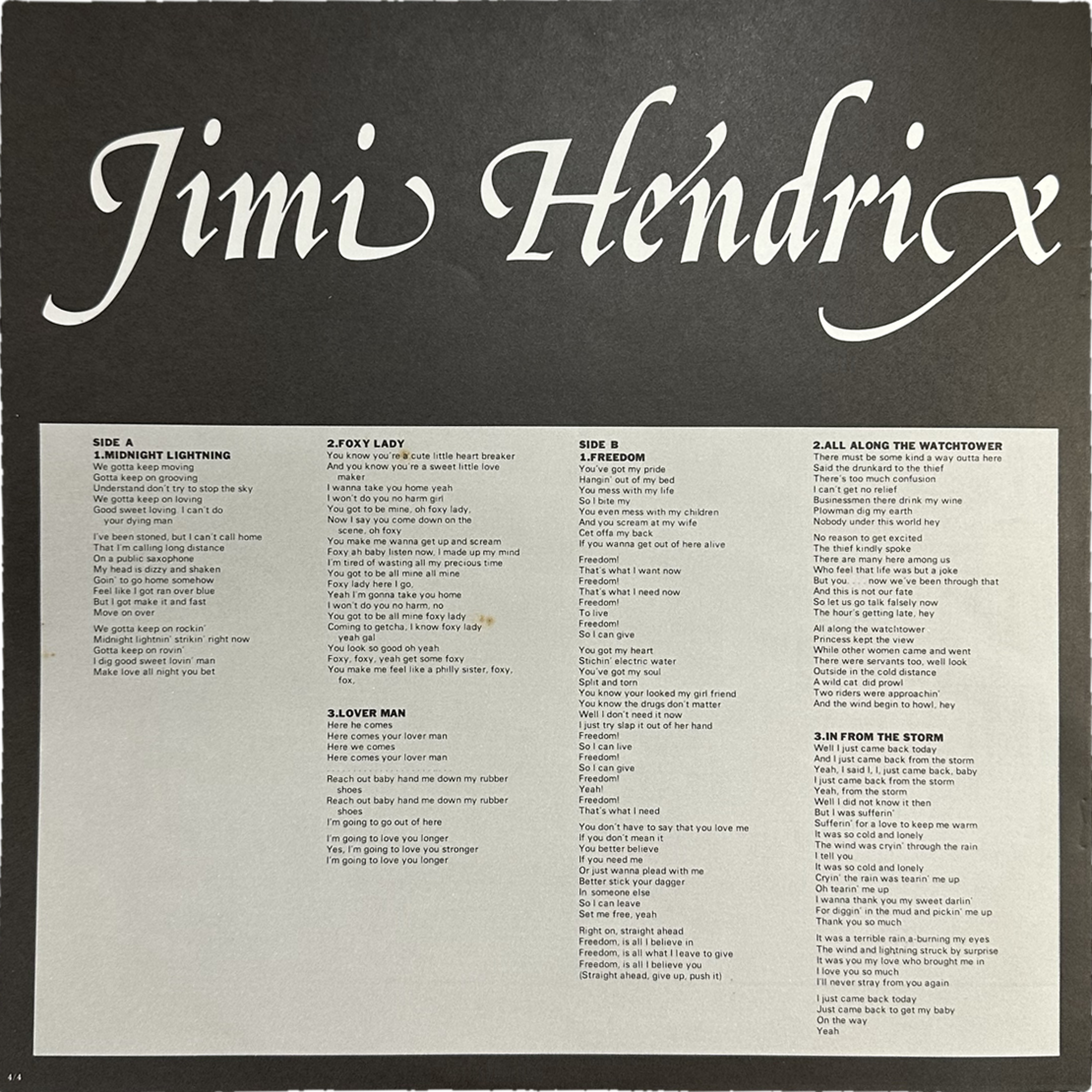 Jimi Hendrix — Isle Of Wight 7