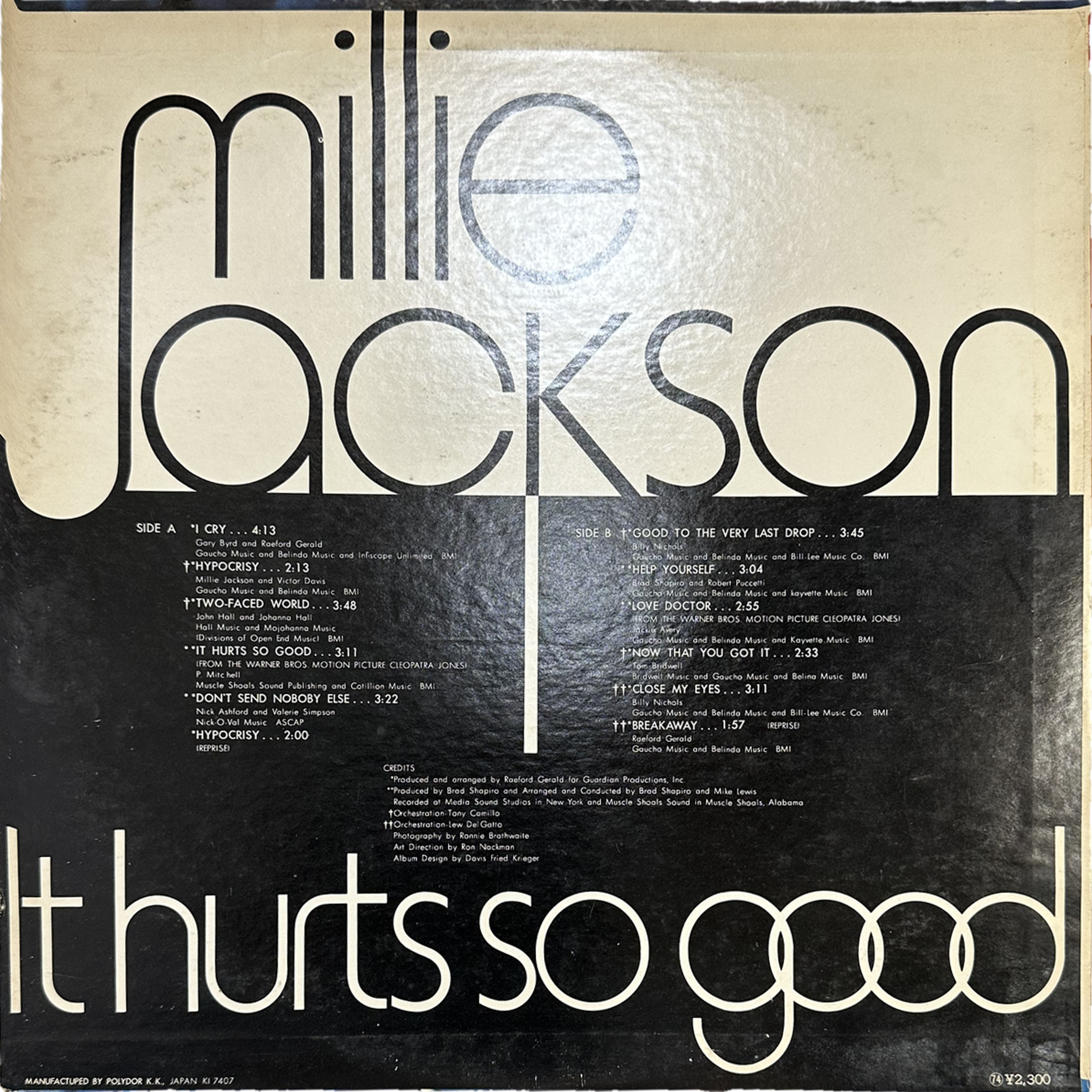 Millie Jackson — It Hurts So Good 2