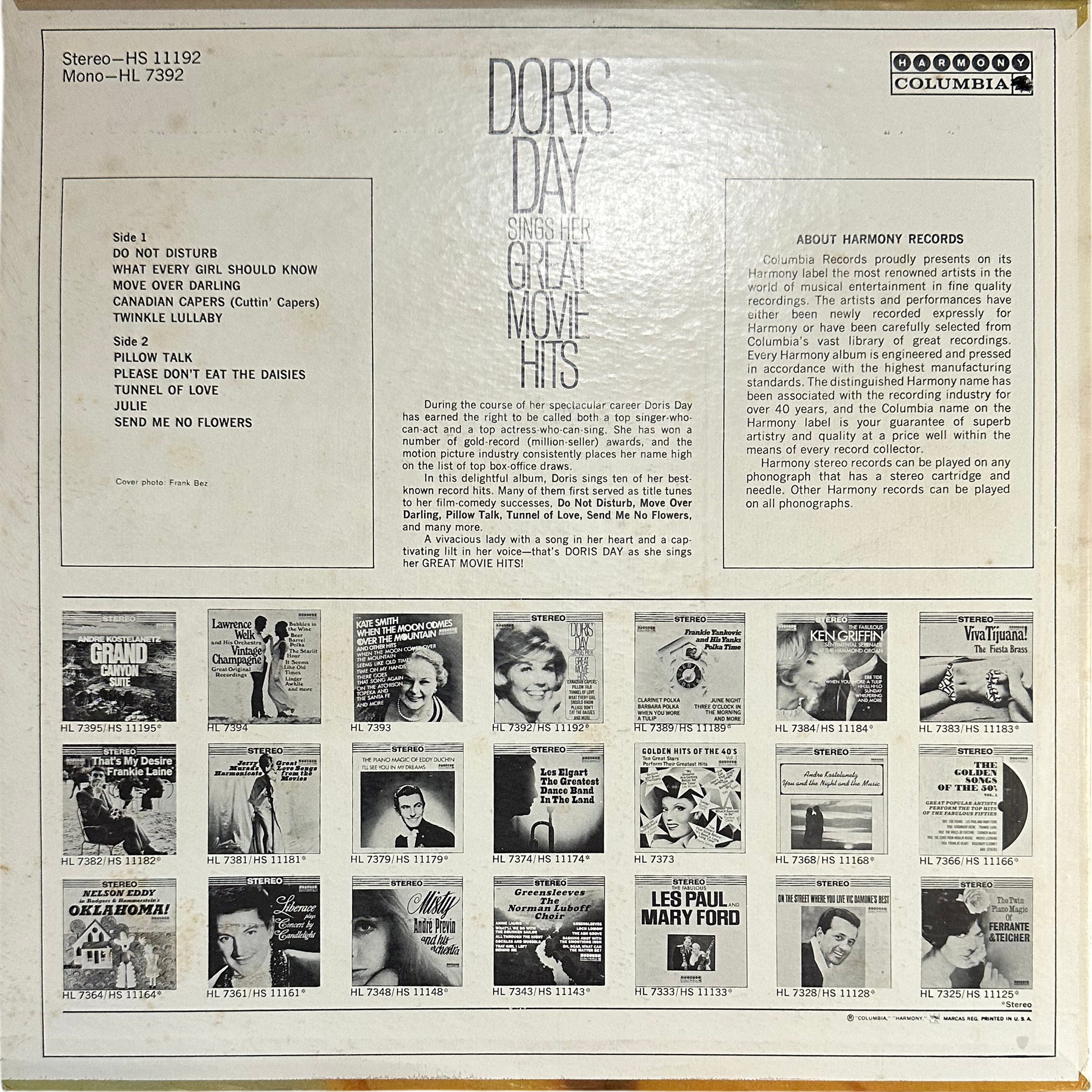 Doris Day — Sings Her Great Movie Hits 2