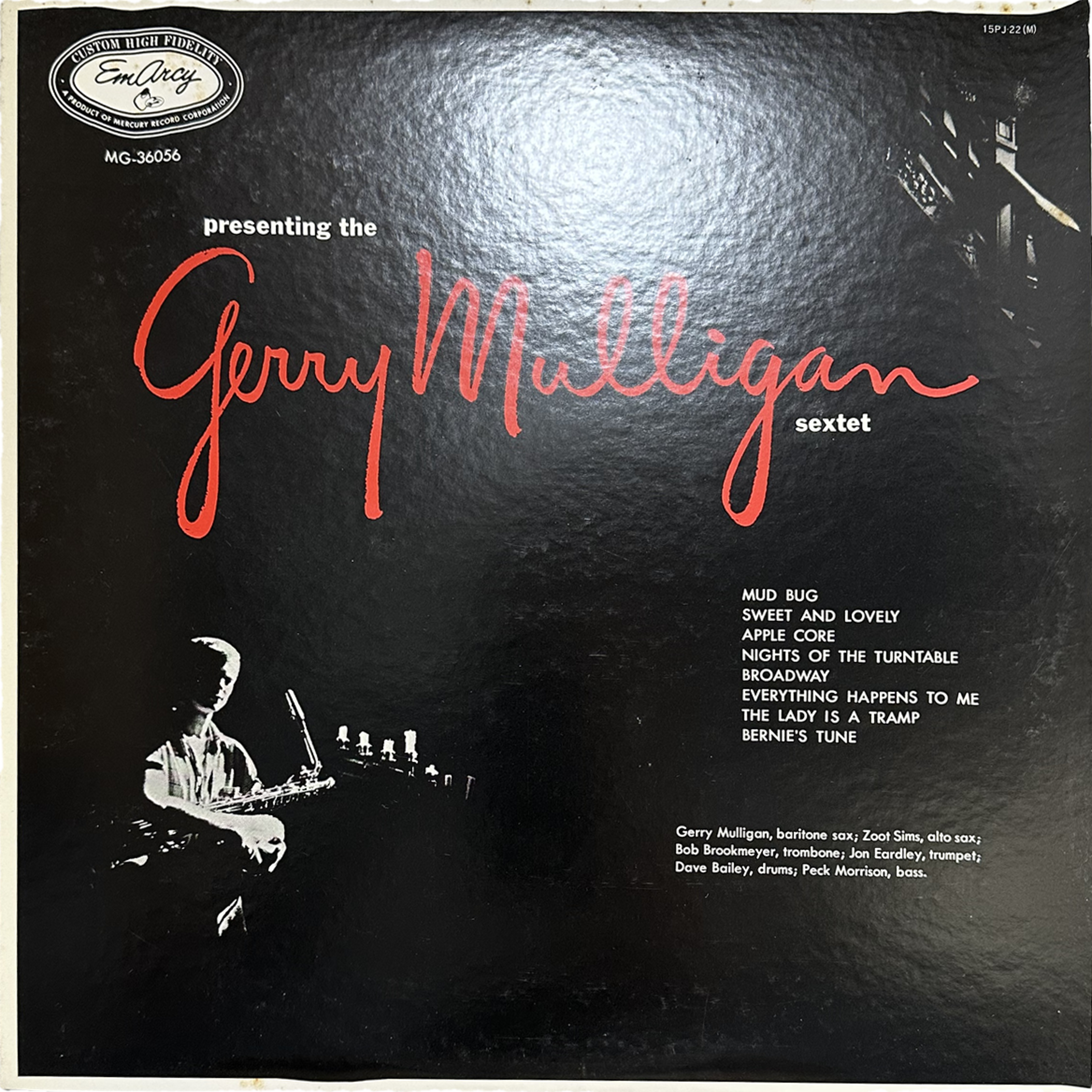 Gerry Mulligan And His Sextet — Presenting The Gerry Mulligan Sextet