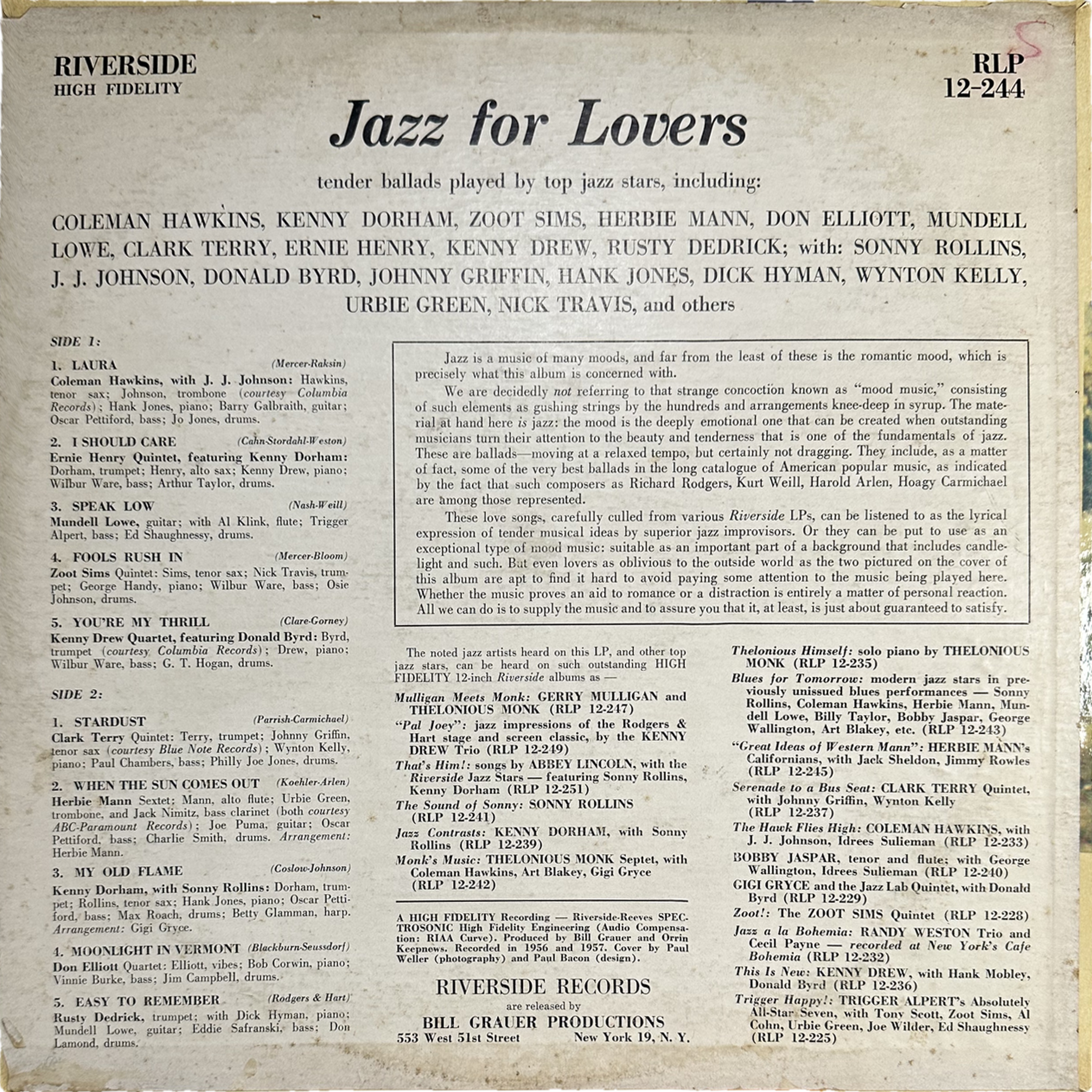 Various — Jazz For Lovers 2