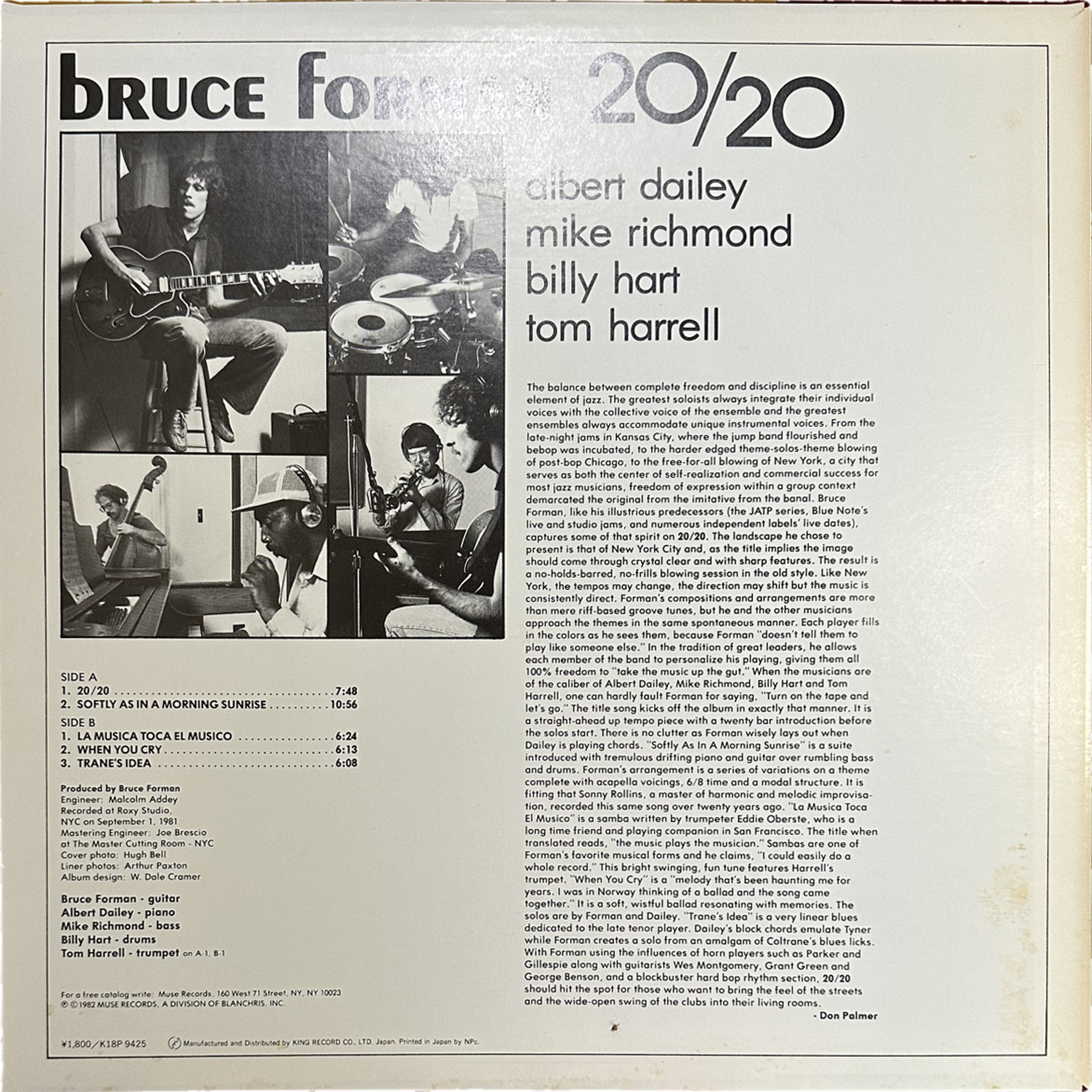 Bruce Forman — 20/20 2