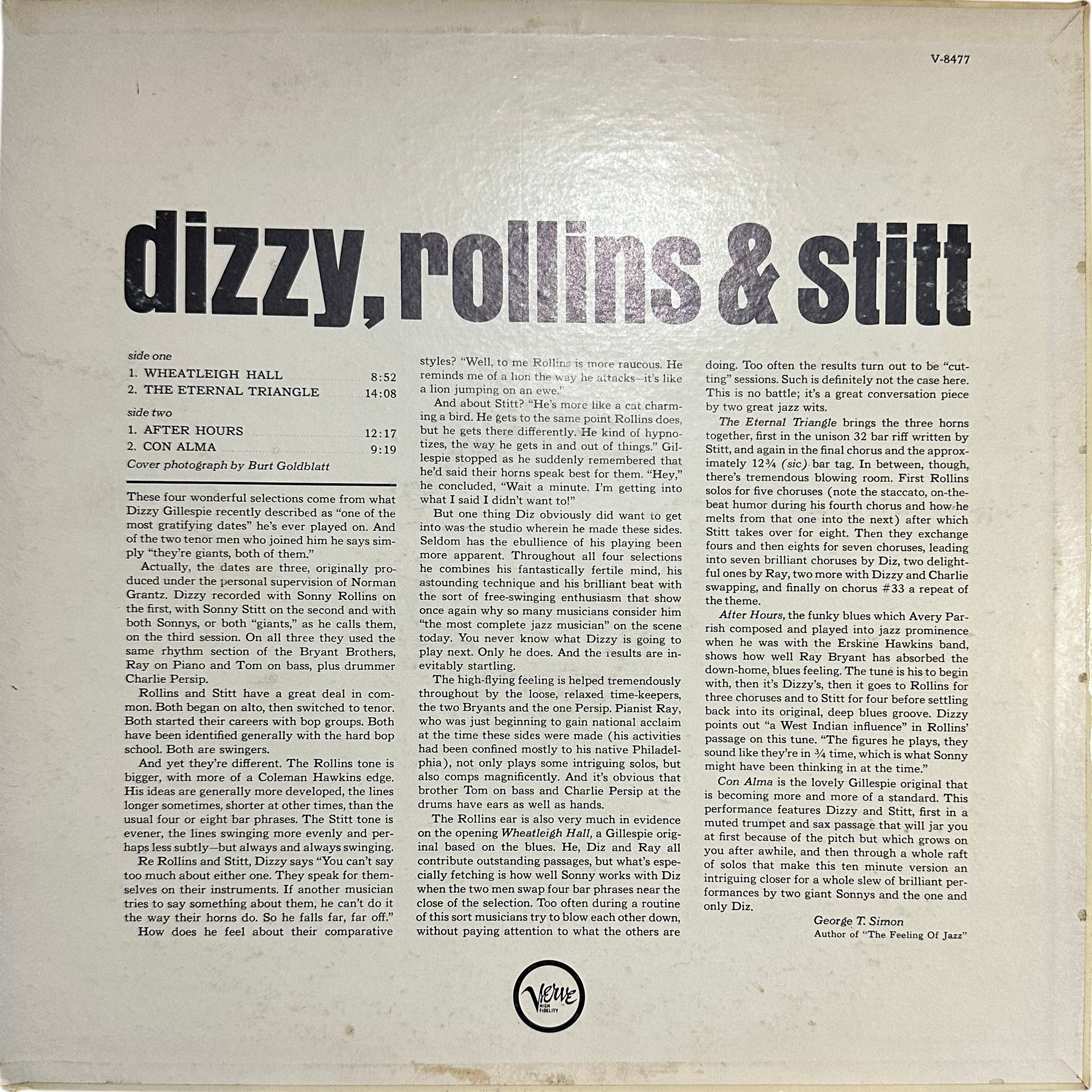Dizzy Gillespie,Sonny Rollins,Sonny Stitt — Dizzy, Rollins & Stitt 2