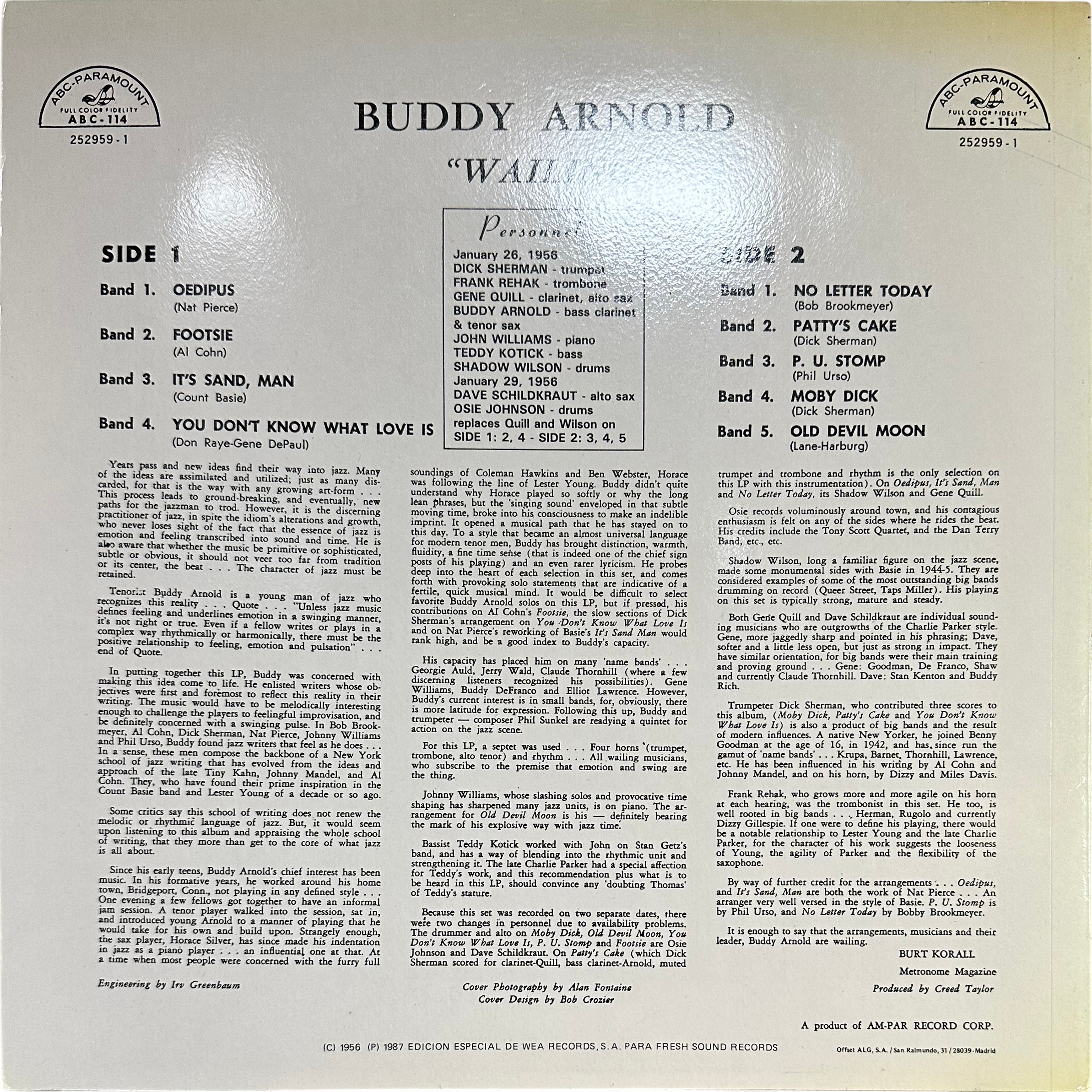 Buddy Arnold — Wailing 2