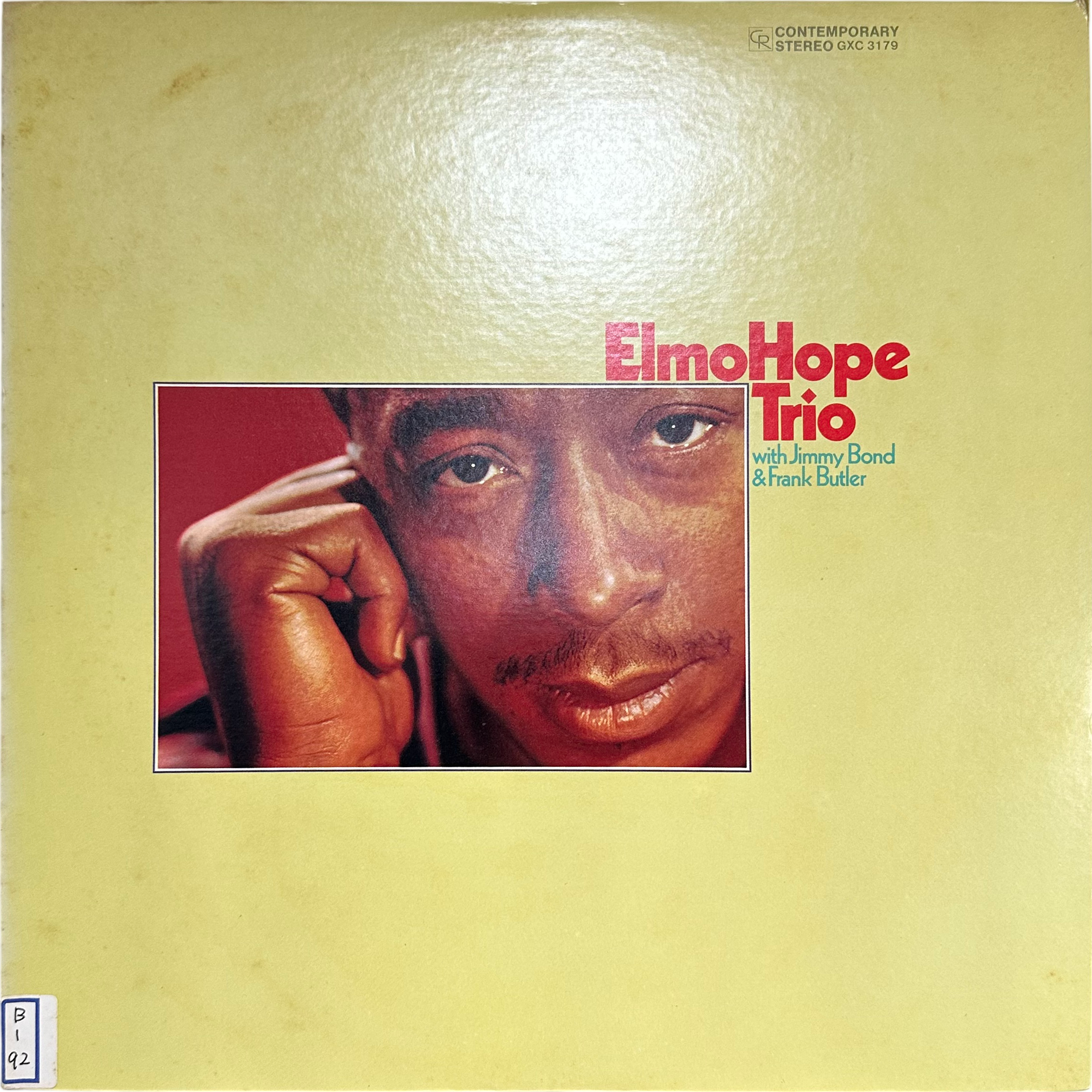 Elmo Hope — With Frank Butler And Jimmy Bond