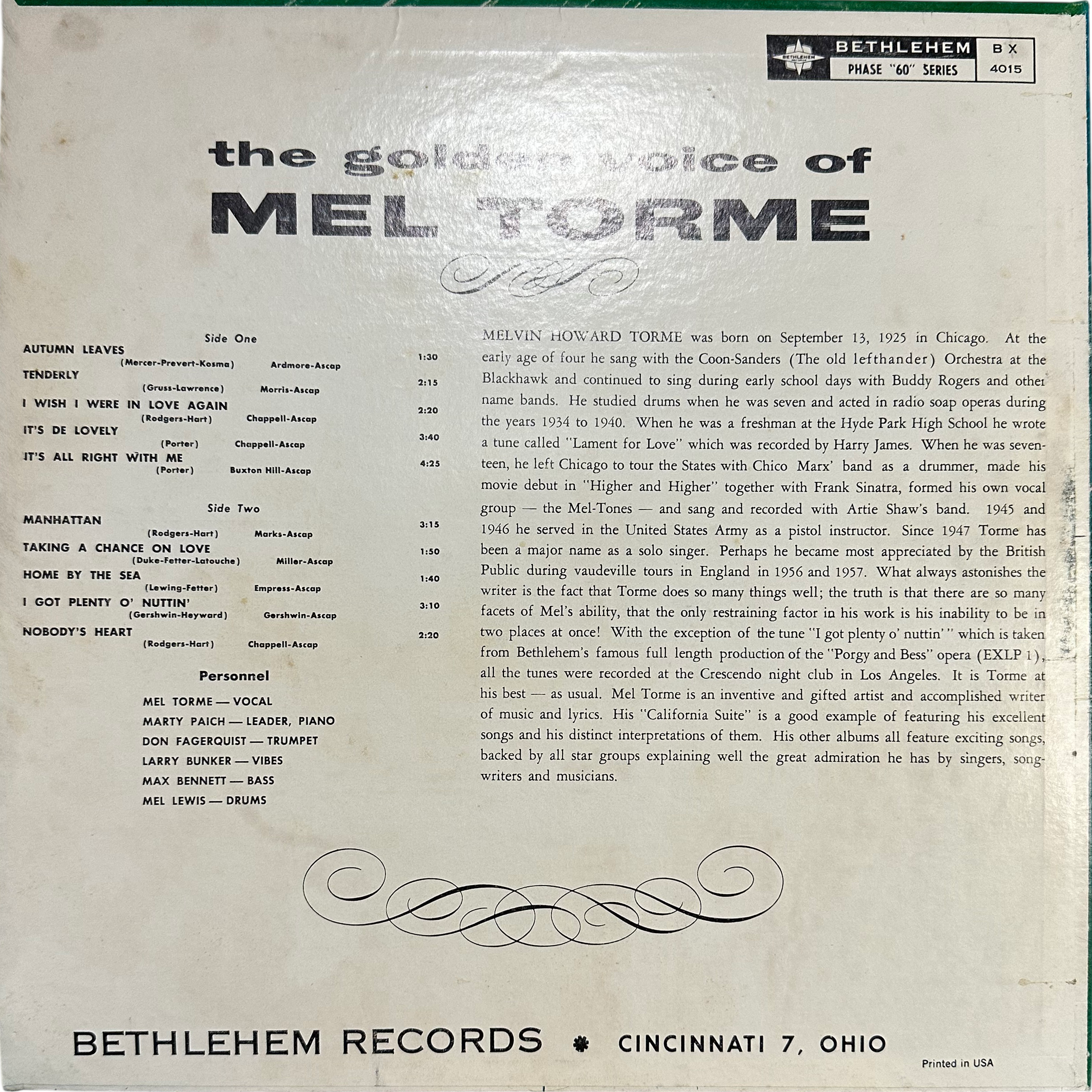 Mel Tormé — The Golden Voice Of Mel Tormé 2