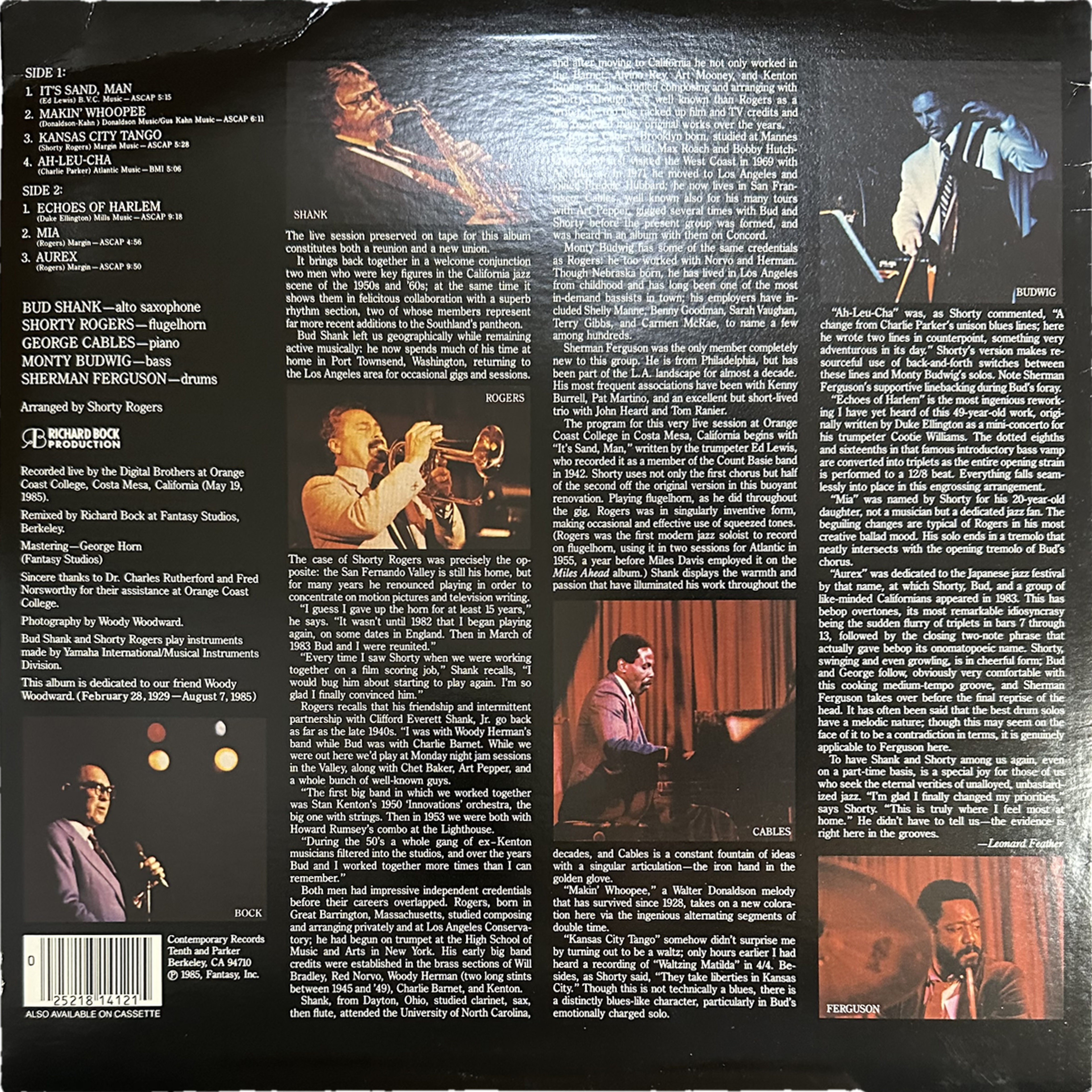 Bud Shank,Shorty Rogers — California Concert 2