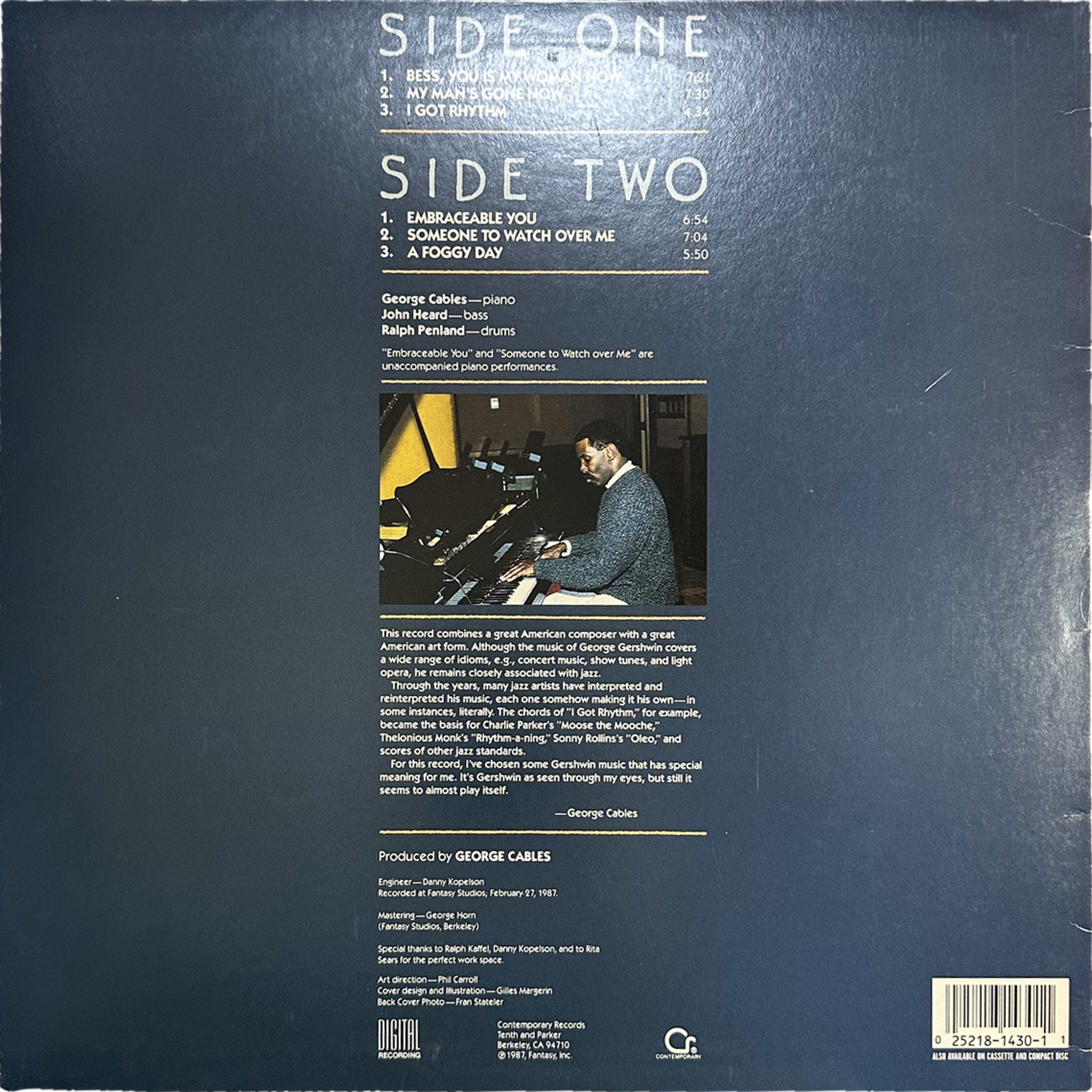 George Cables — By George: George Cables Plays The Music Of George Gershwin 2