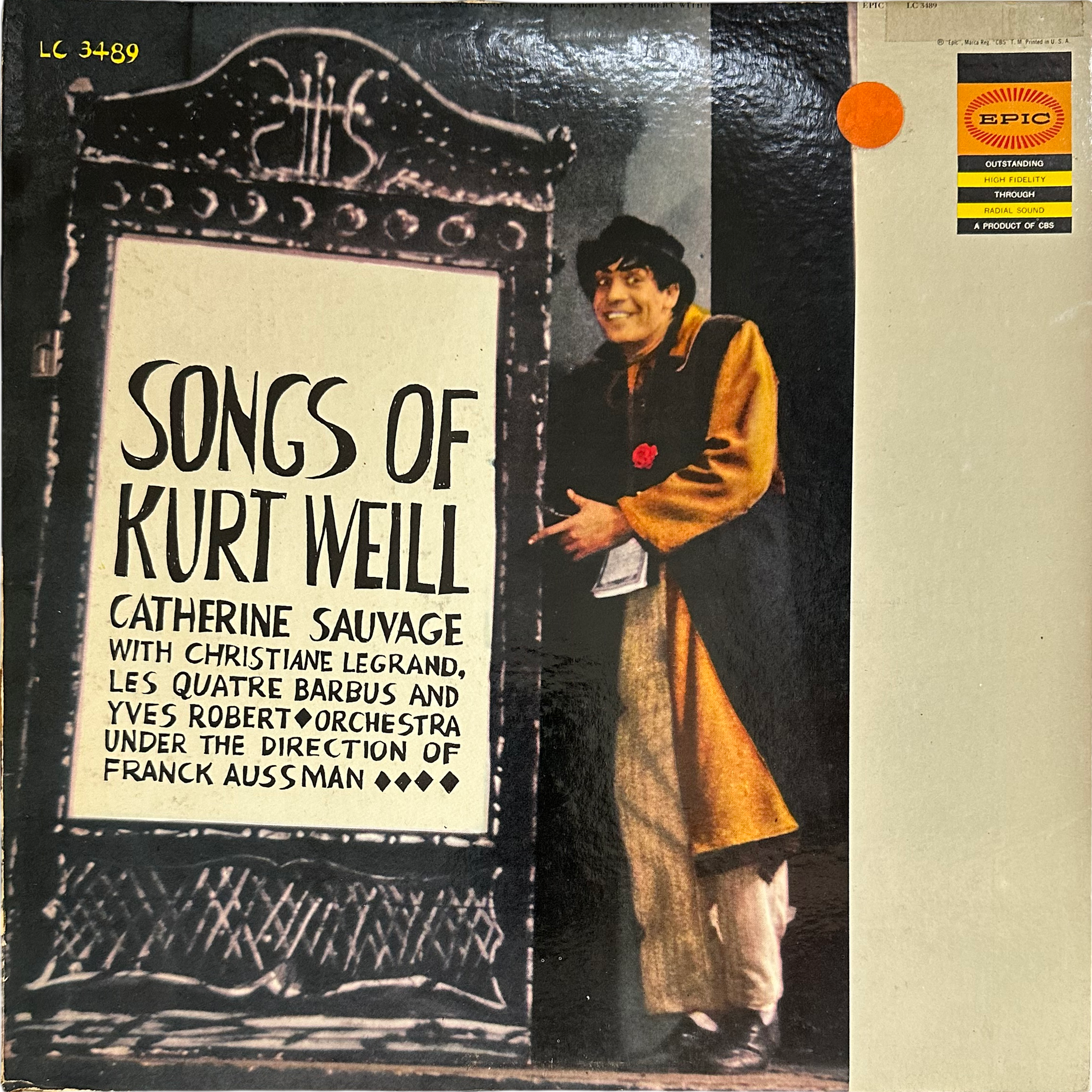 Catherine Sauvage,Christiane Legrand,Les Quatre Barbus,Yves Robert (2) — Songs Of Kurt Weill