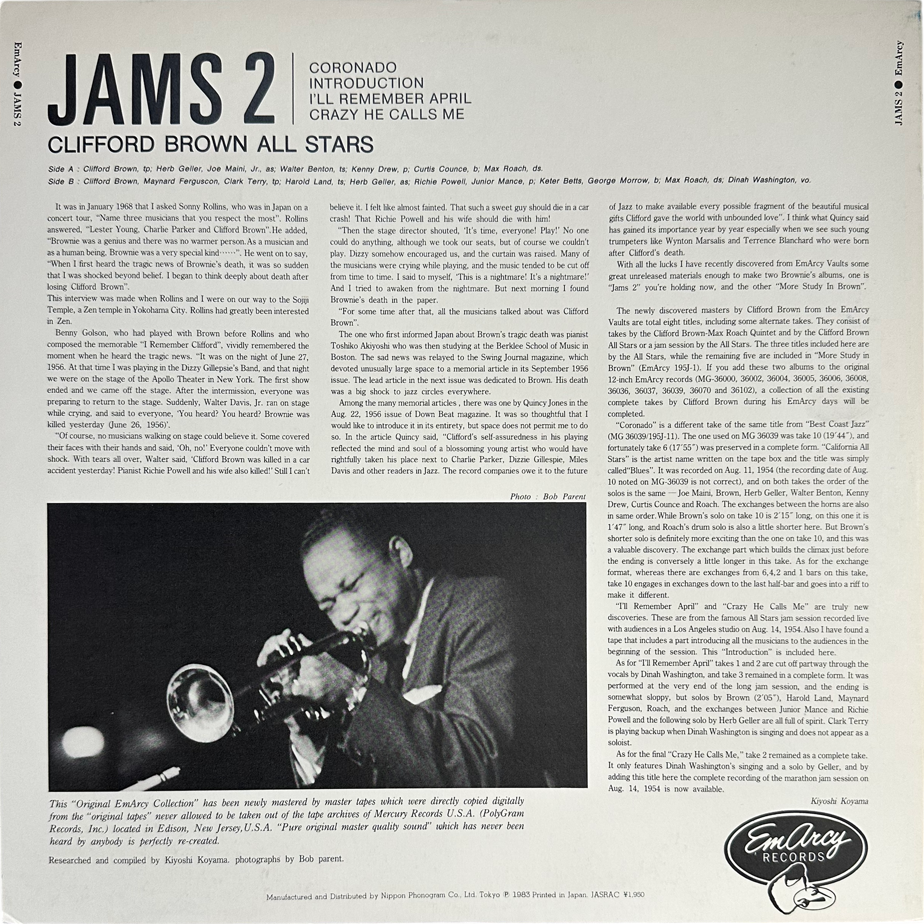 Clifford Brown All Stars — Jams 2 2