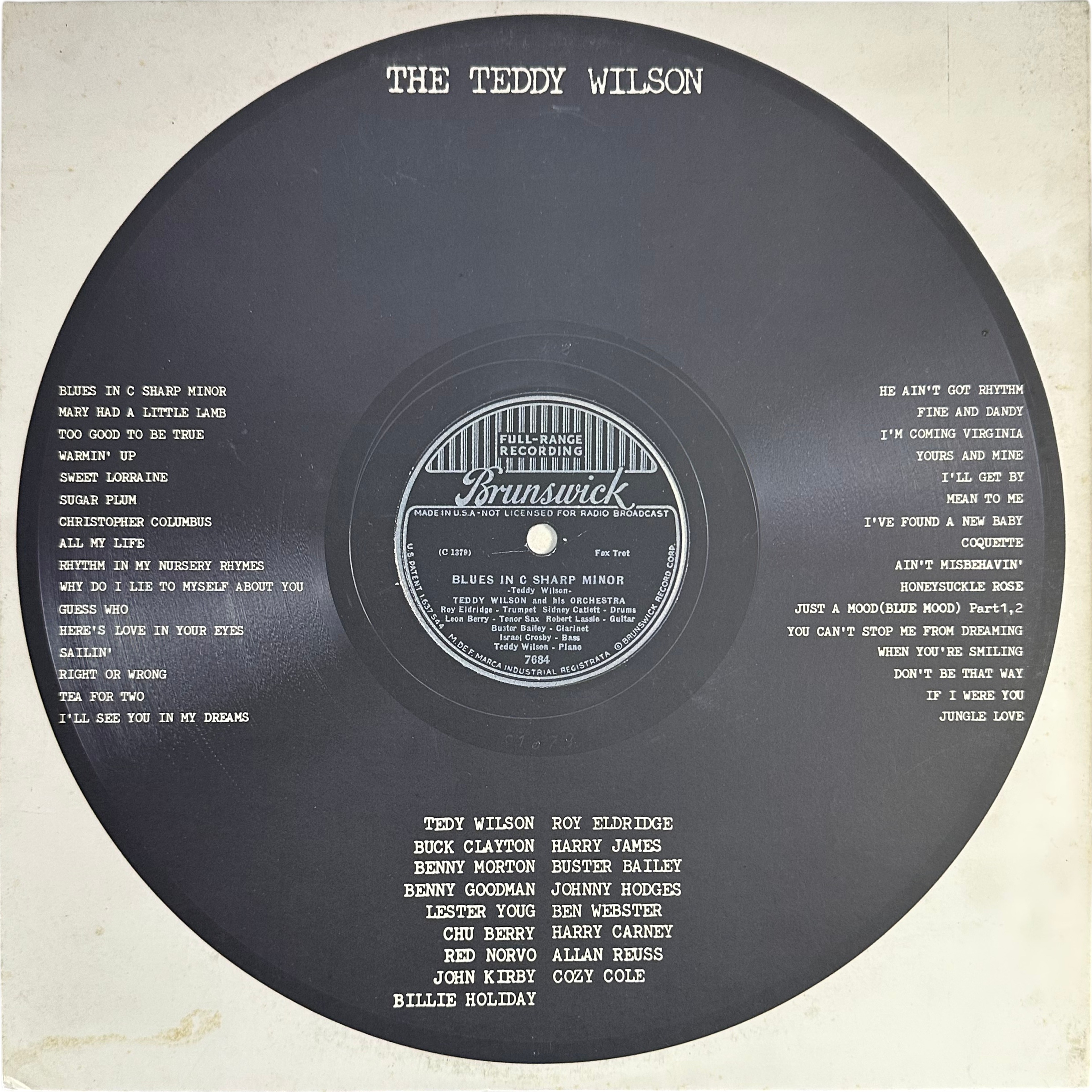Teddy Wilson — The Teddy Wilson 2
