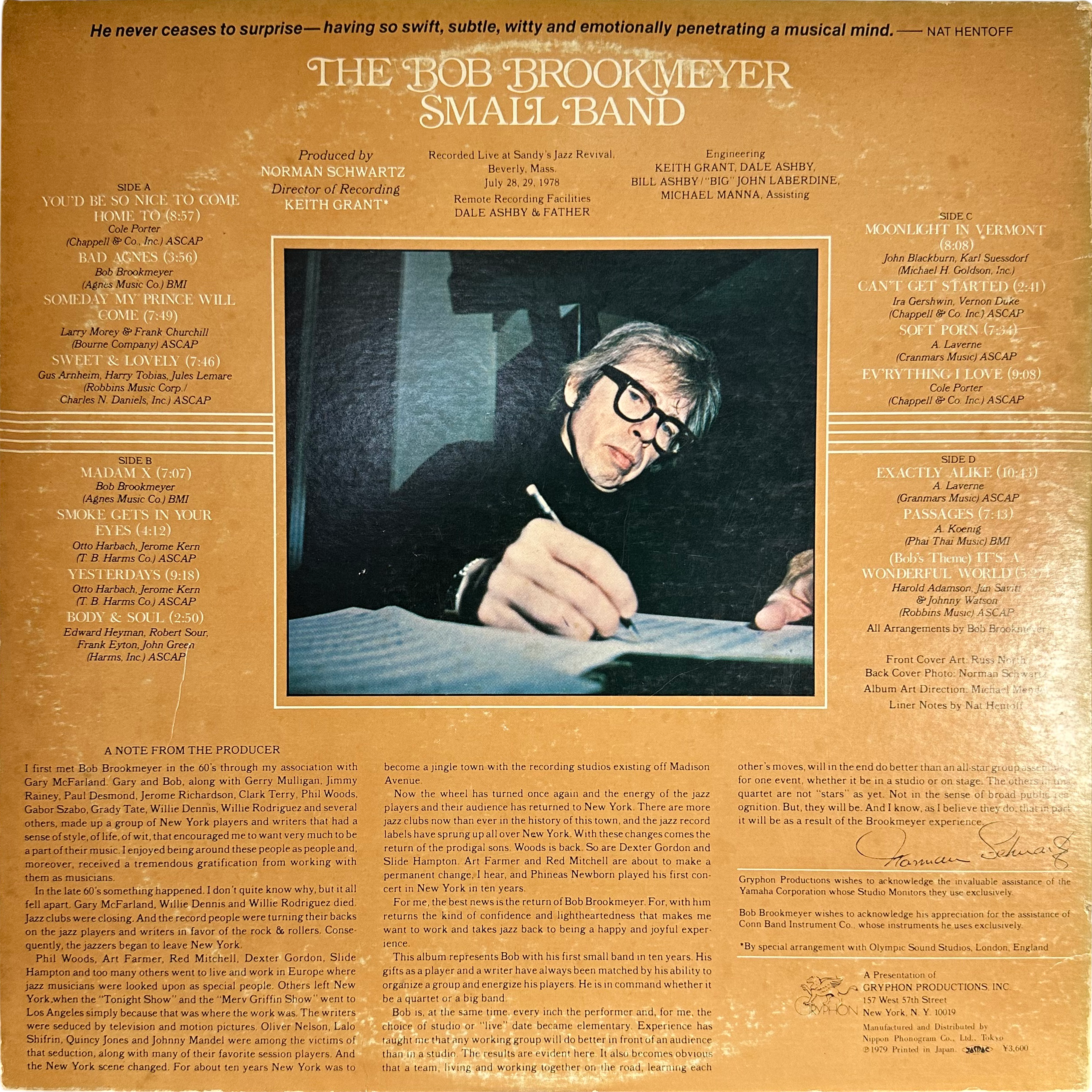 Bob Brookmeyer — The Bob Brookmeyer Small Band 2