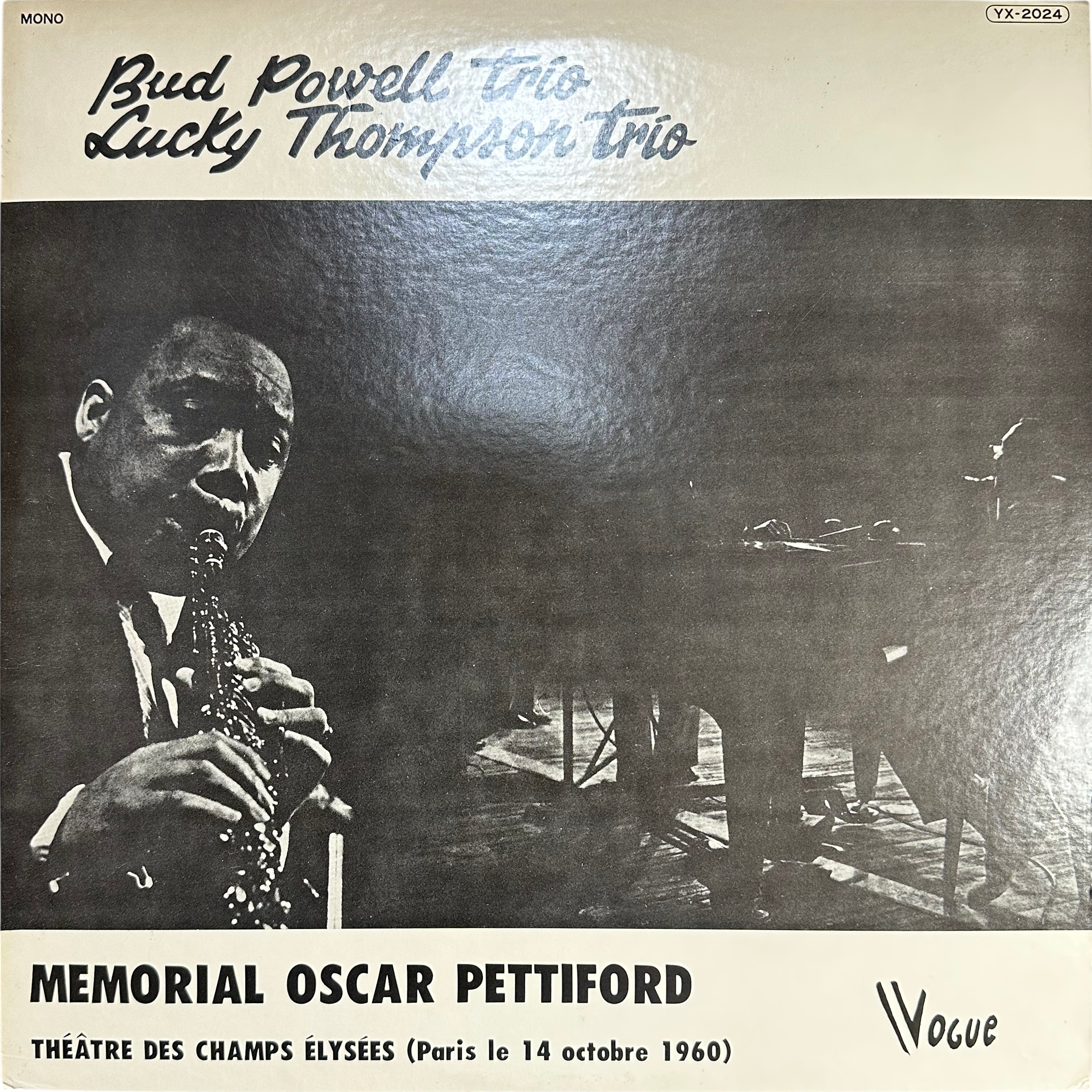 Lucky Thompson Trio,The Bud Powell Trio — Memorial Oscar Pettiford - Théatre Des Champ Élysées (Paris Le 14 Octobre 1960)
