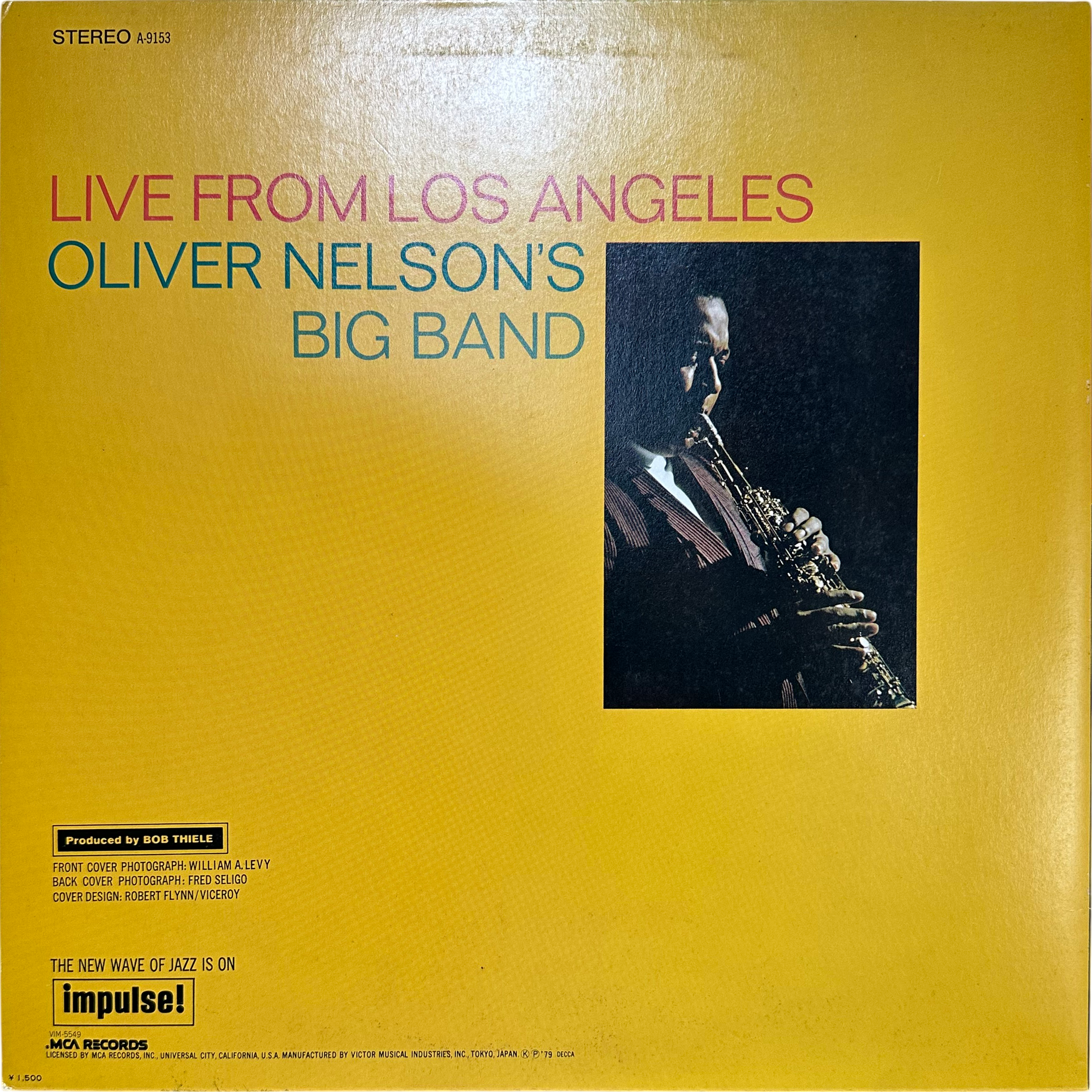 Oliver Nelson's Big Band — Live From Los Angeles 2