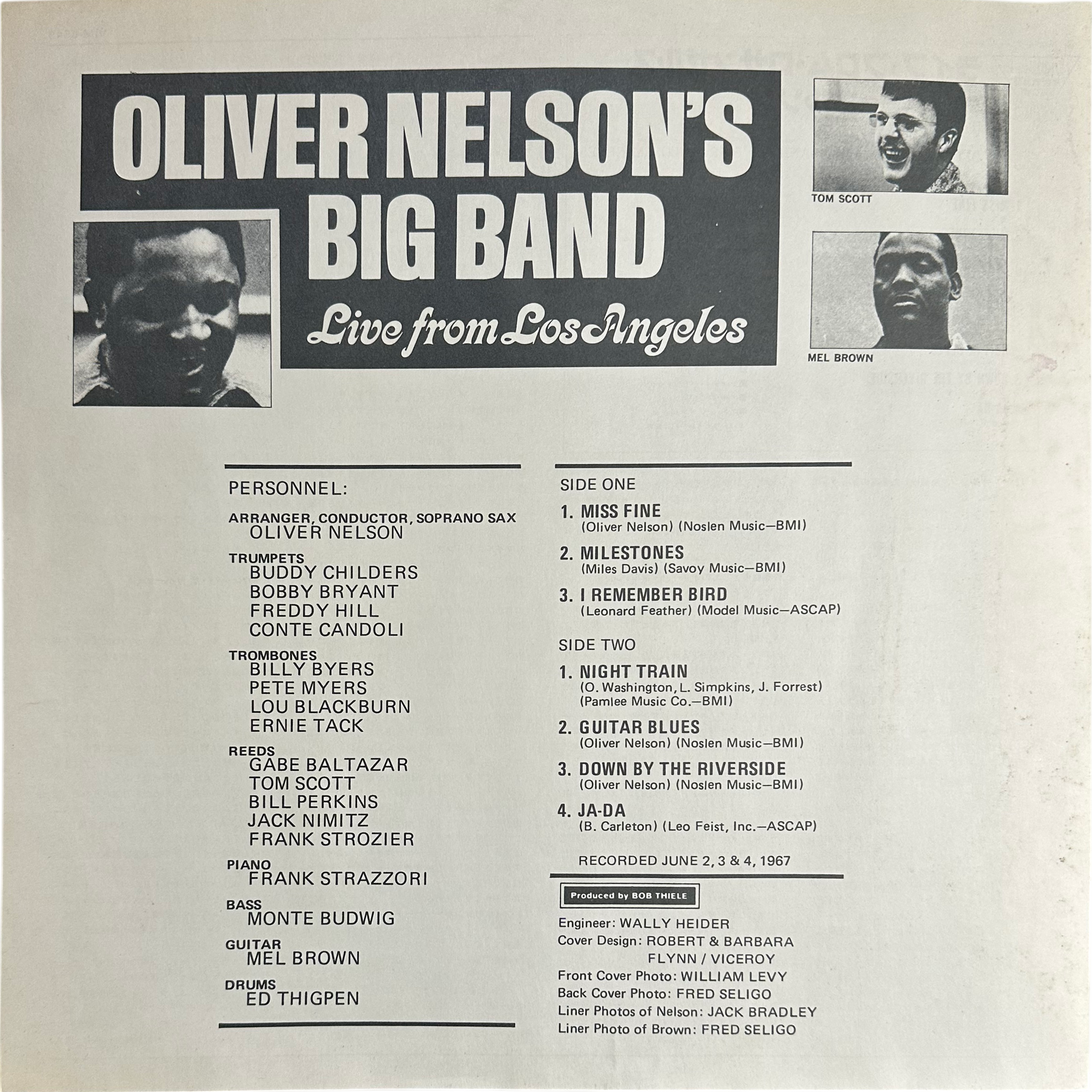 Oliver Nelson's Big Band — Live From Los Angeles 4