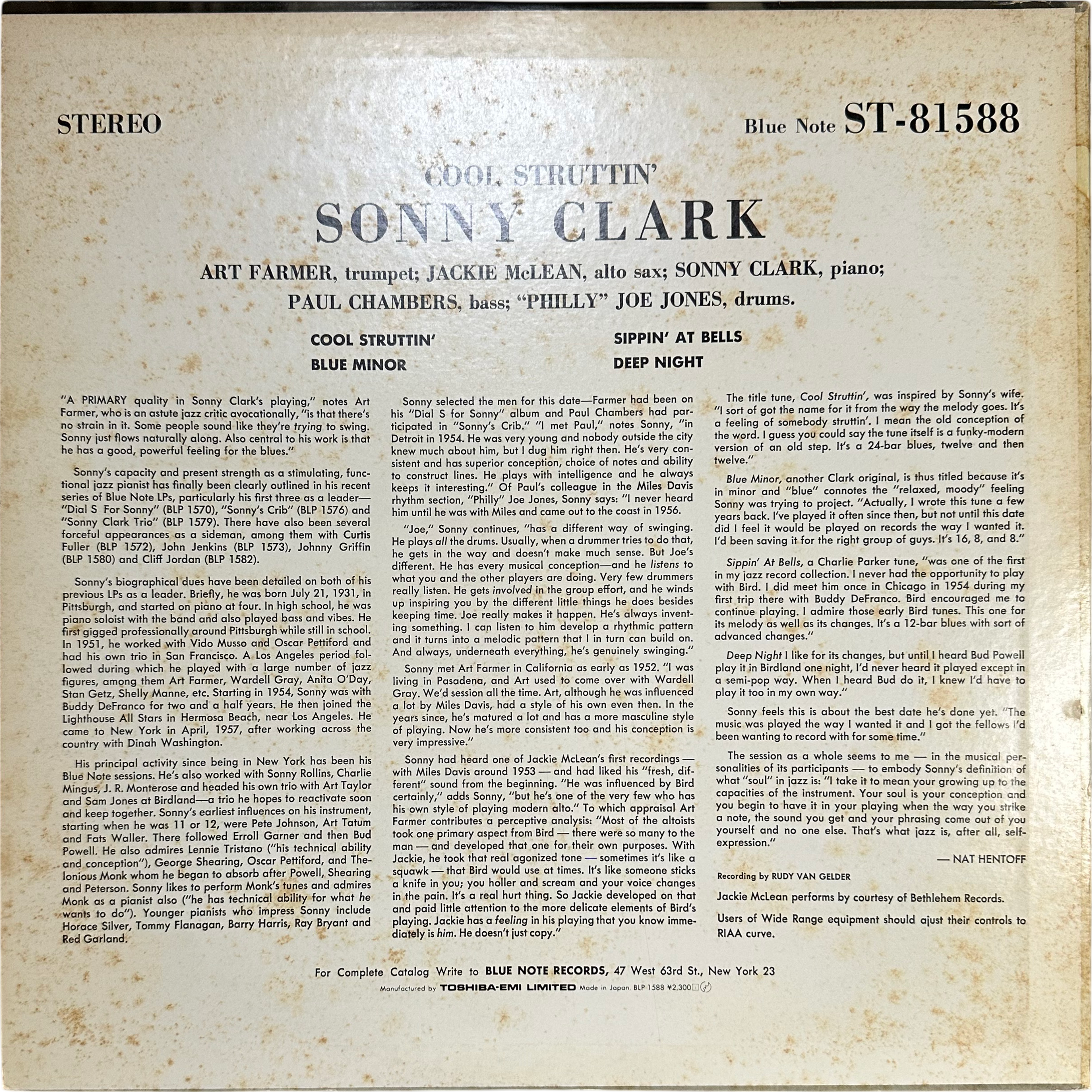 Sonny Clark — Cool Struttin' 2