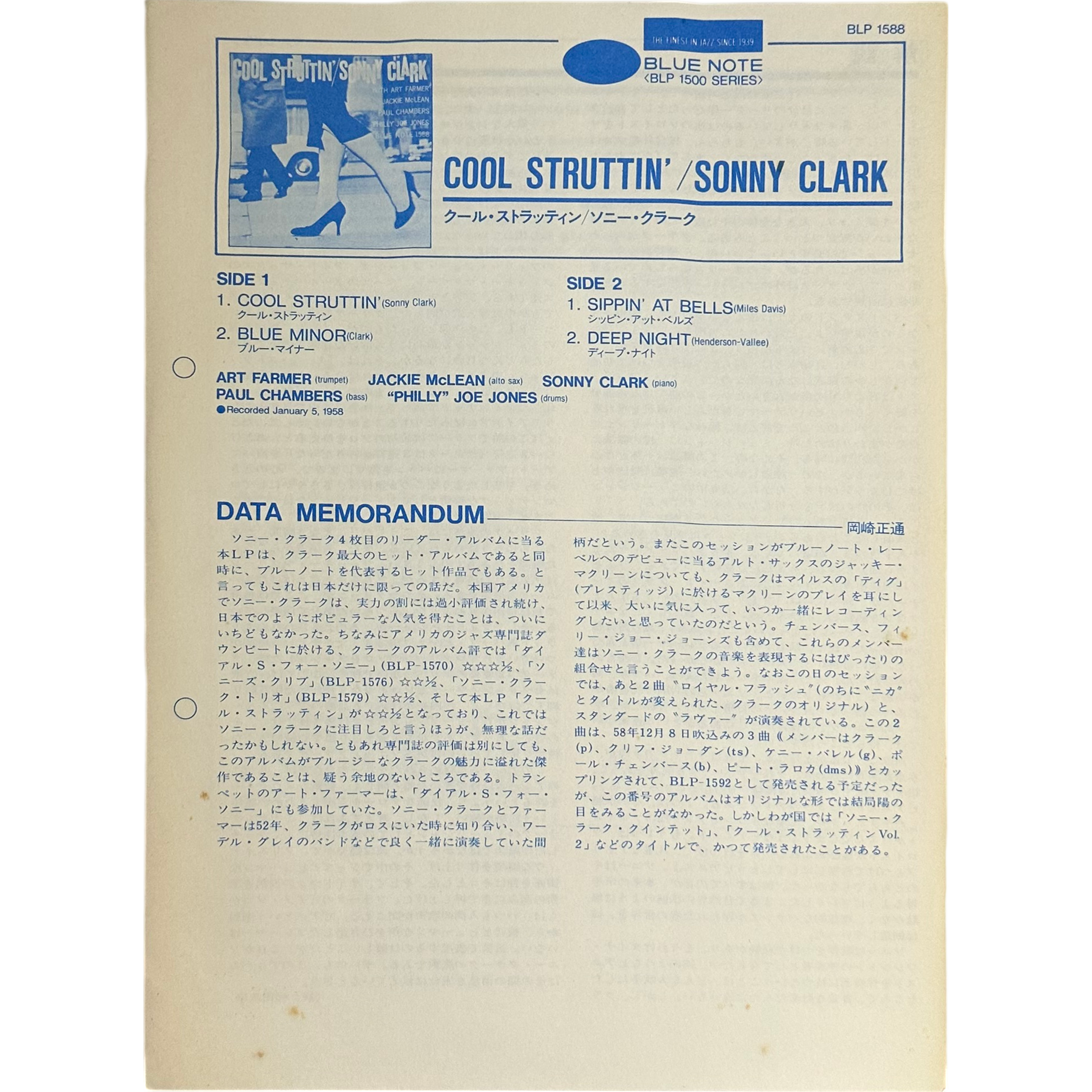 Sonny Clark — Cool Struttin' 4