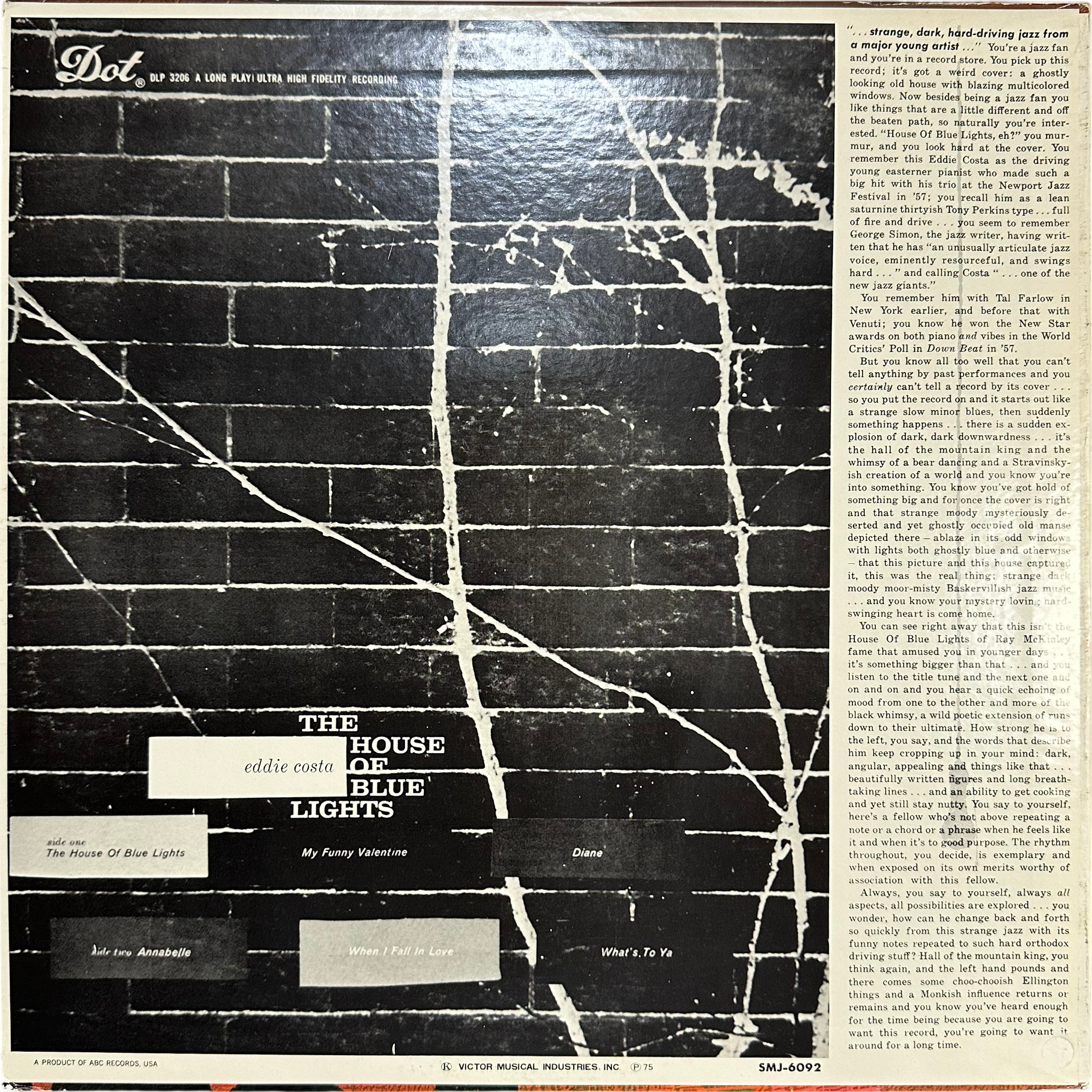 Eddie Costa Trio — The House Of Blue Lights 4