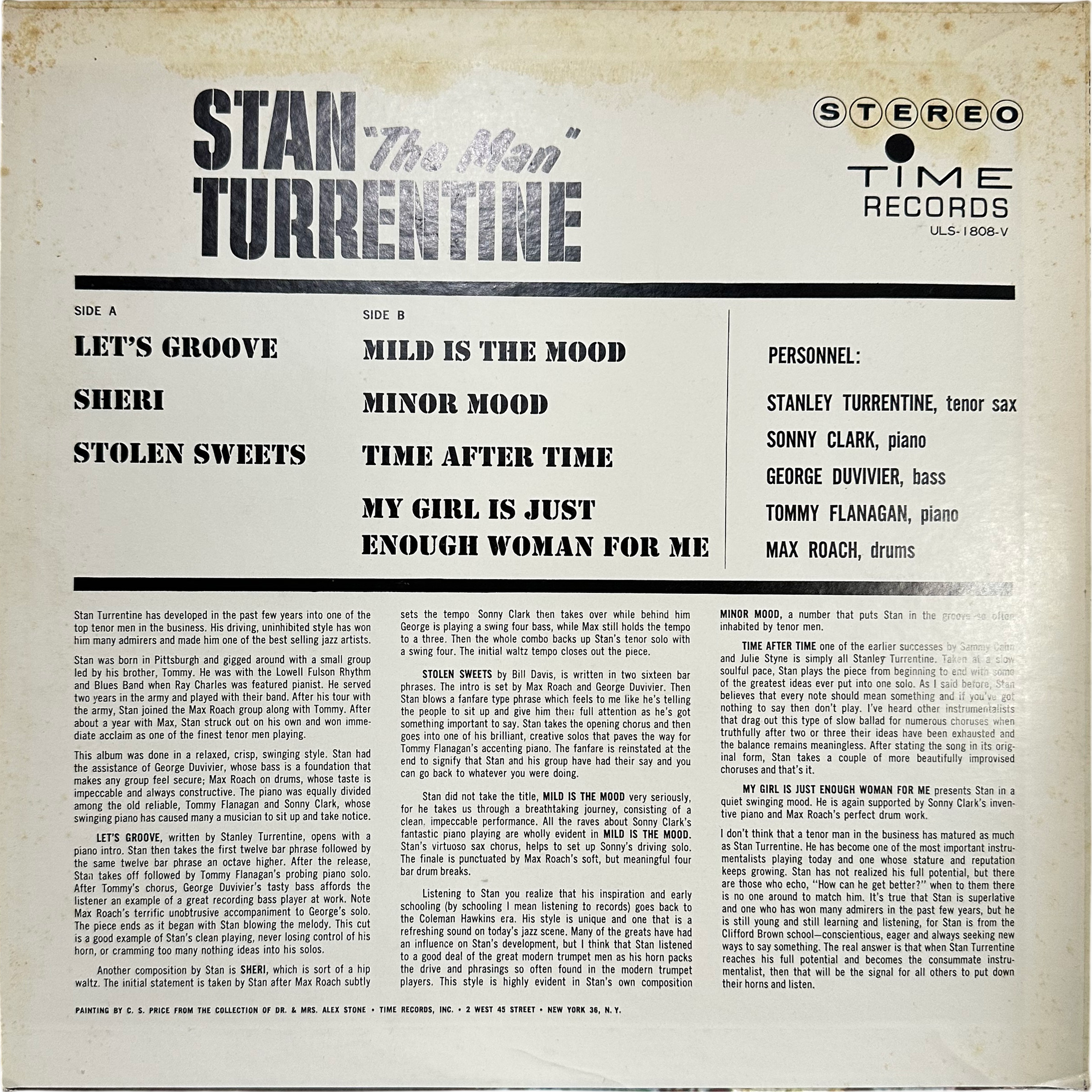 Stanley Turrentine — Stan "The Man" Turrentine 2