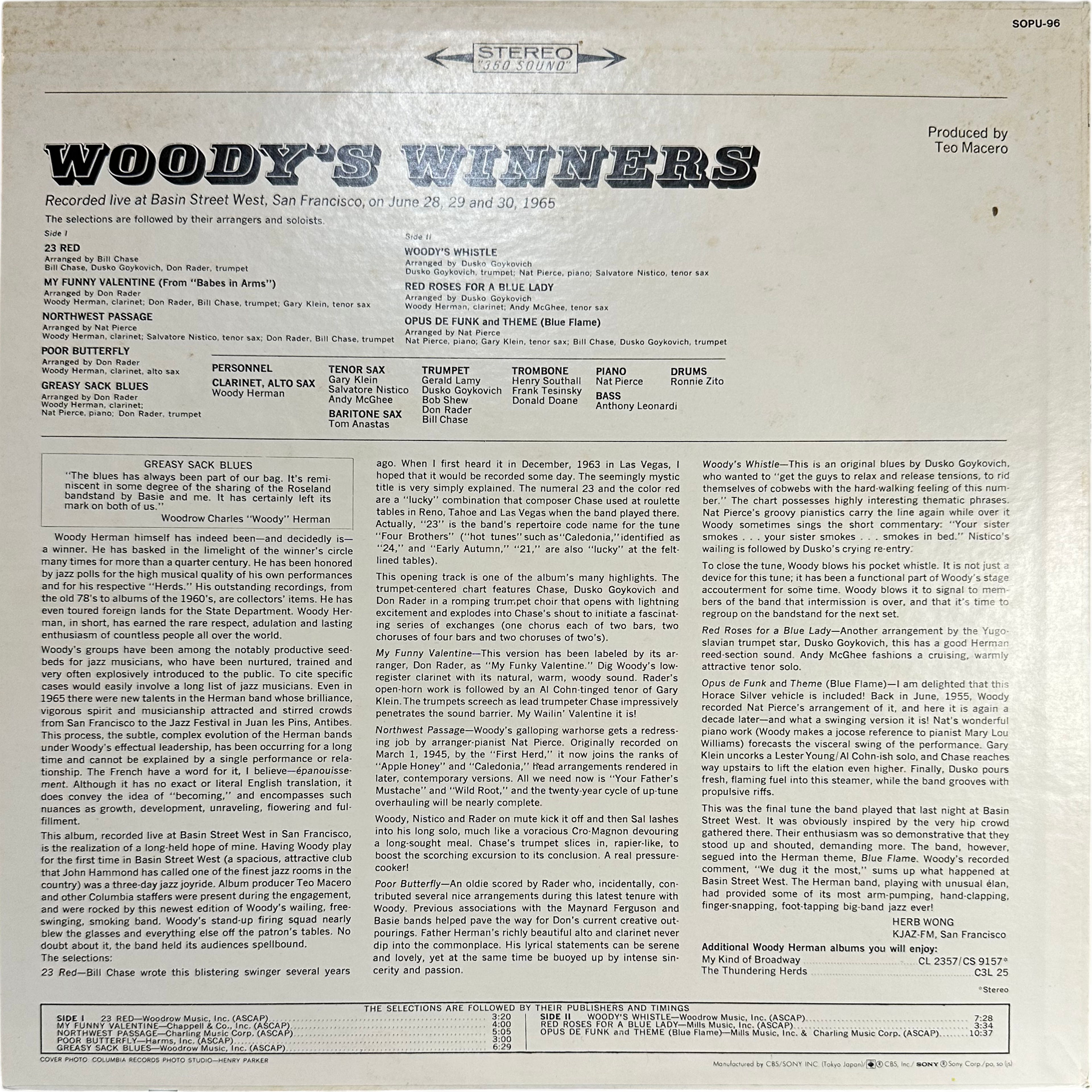 Woody Herman — Woody's Winners 2