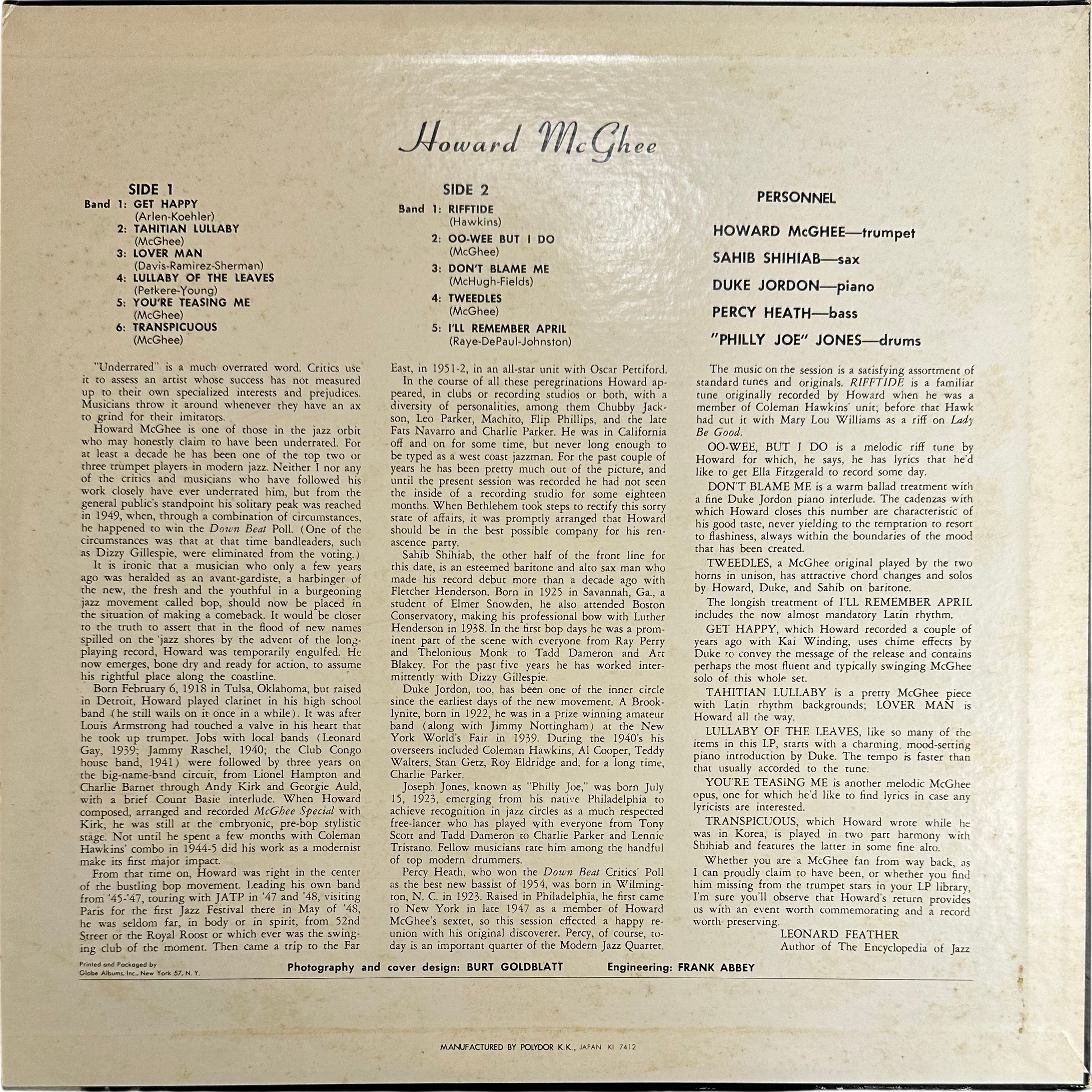 Howard McGhee — The Return Of Howard McGhee 2