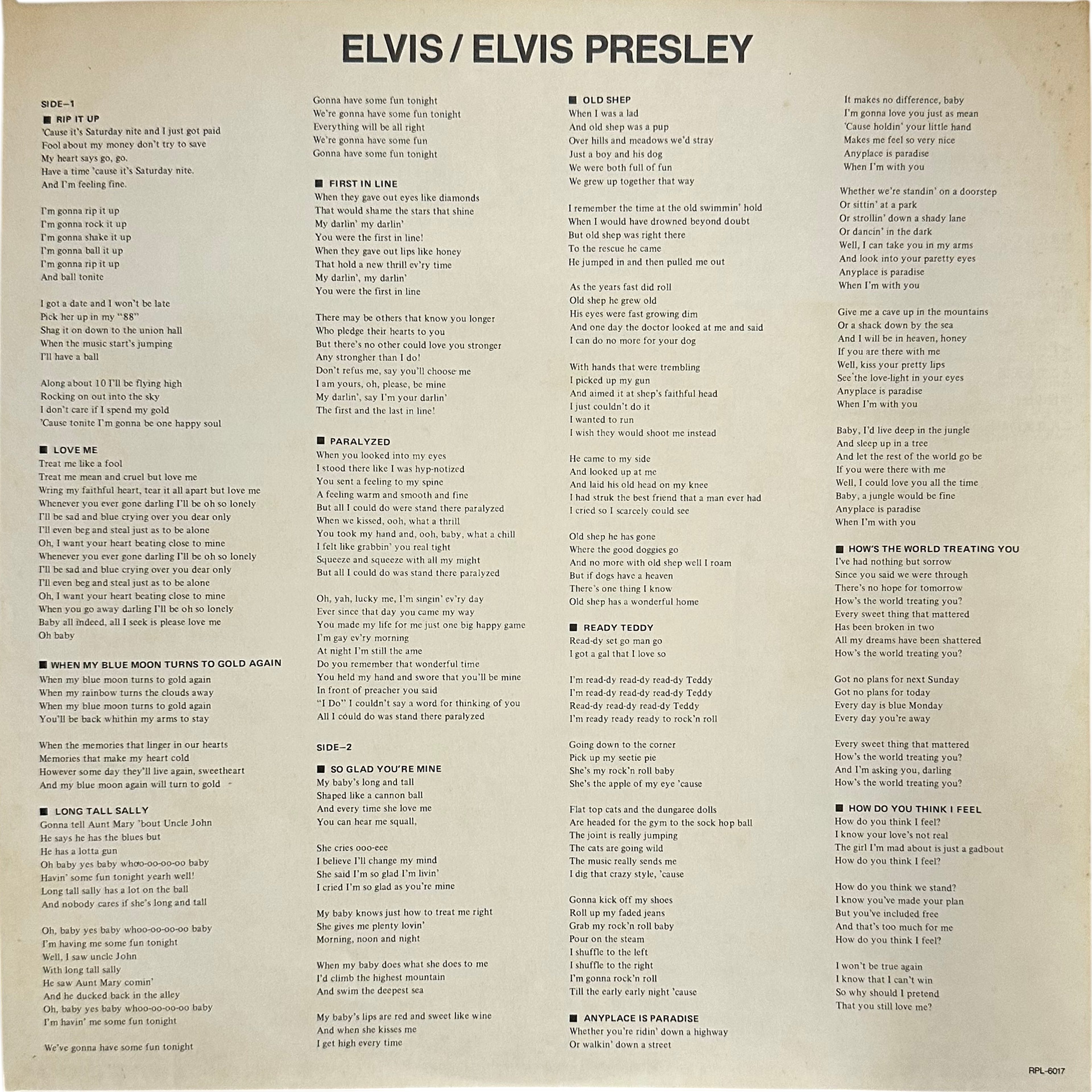 Elvis Presley — Elvis 5