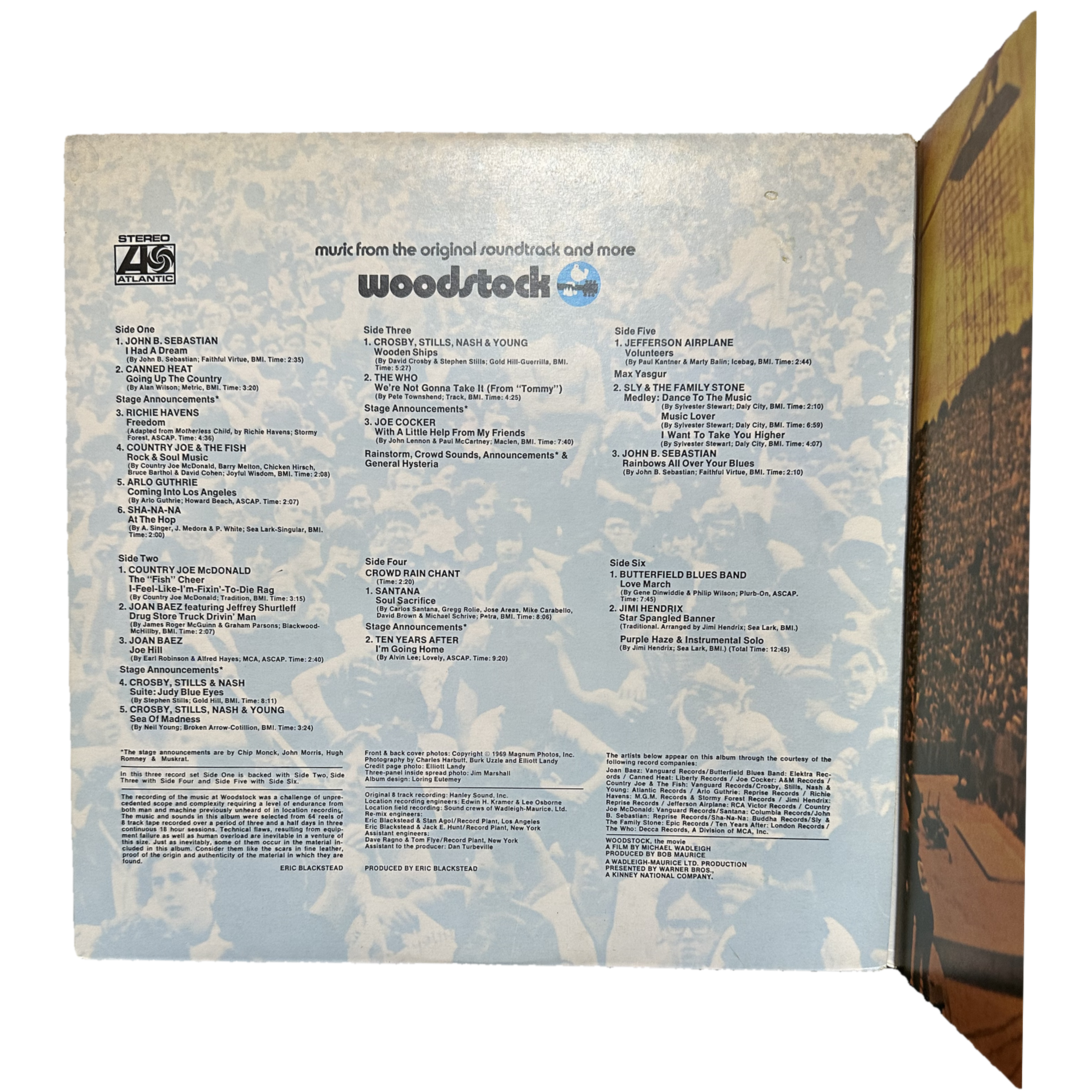 Various — Woodstock - Music From The Original Soundtrack And More 3