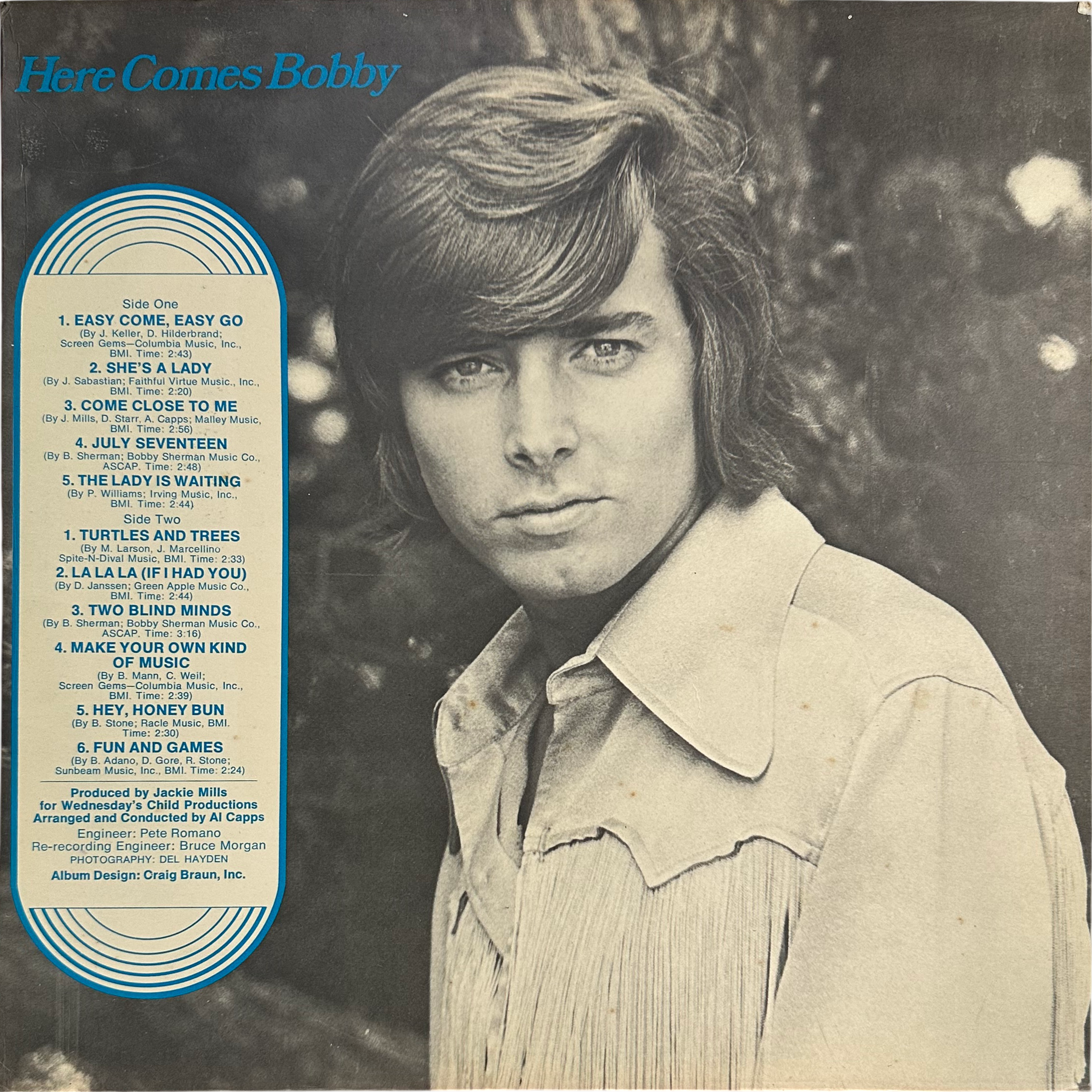 Bobby Sherman — Here Comes Bobby 5