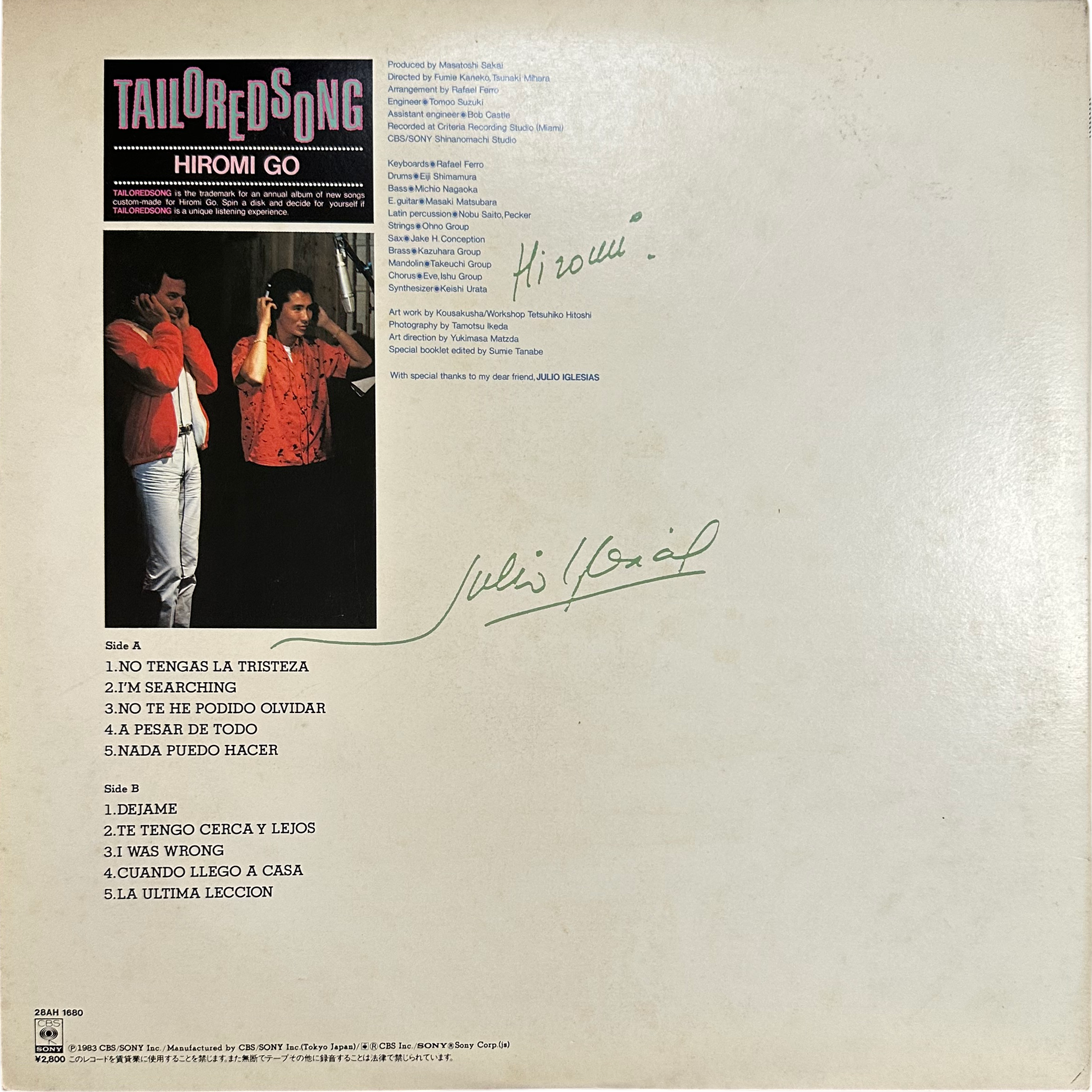 Hiromi Go — Tailoredsong 2