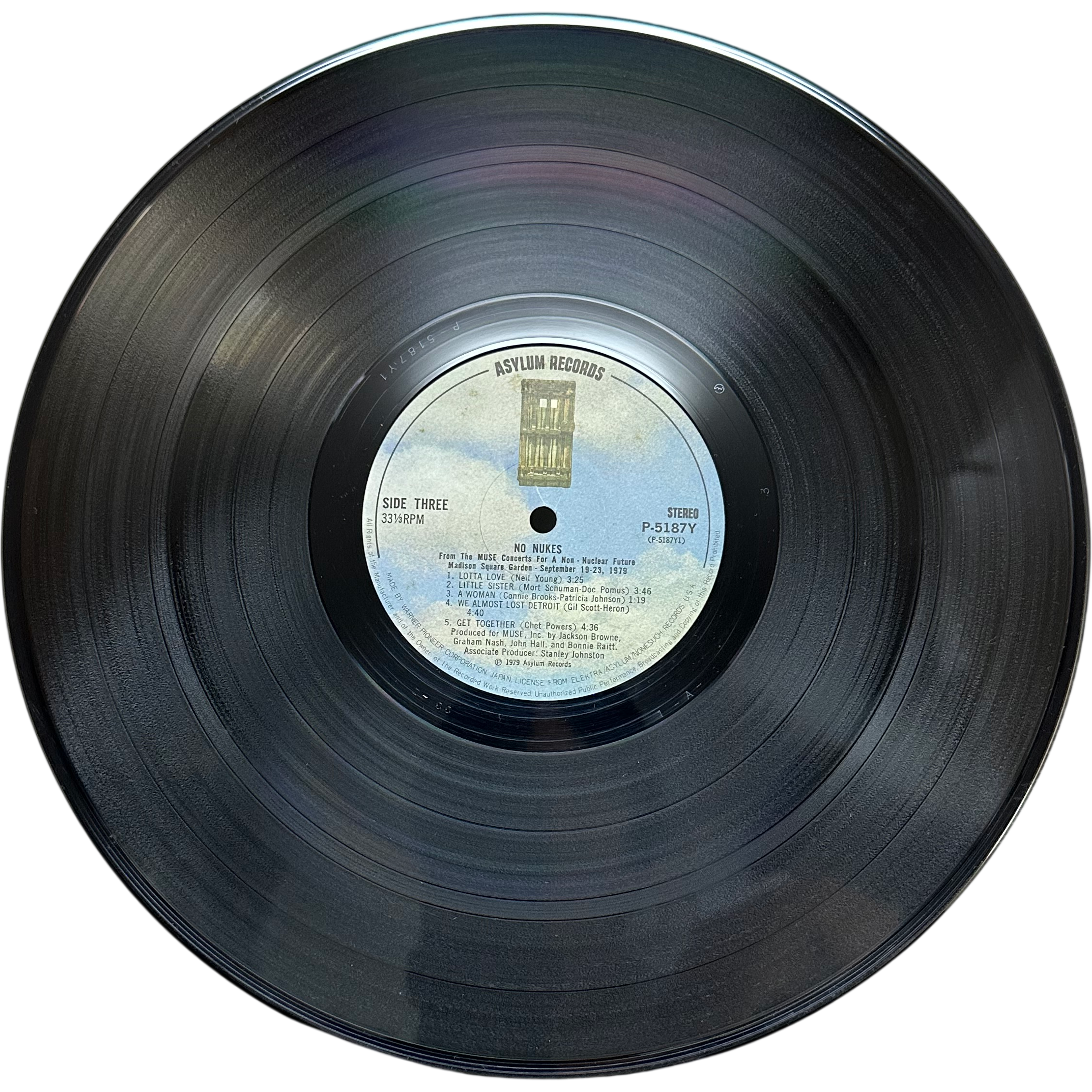 Various — No Nukes - From The Muse Concerts For A Non-Nuclear Future - Madison Square Garden - September 19-23, 1979 5