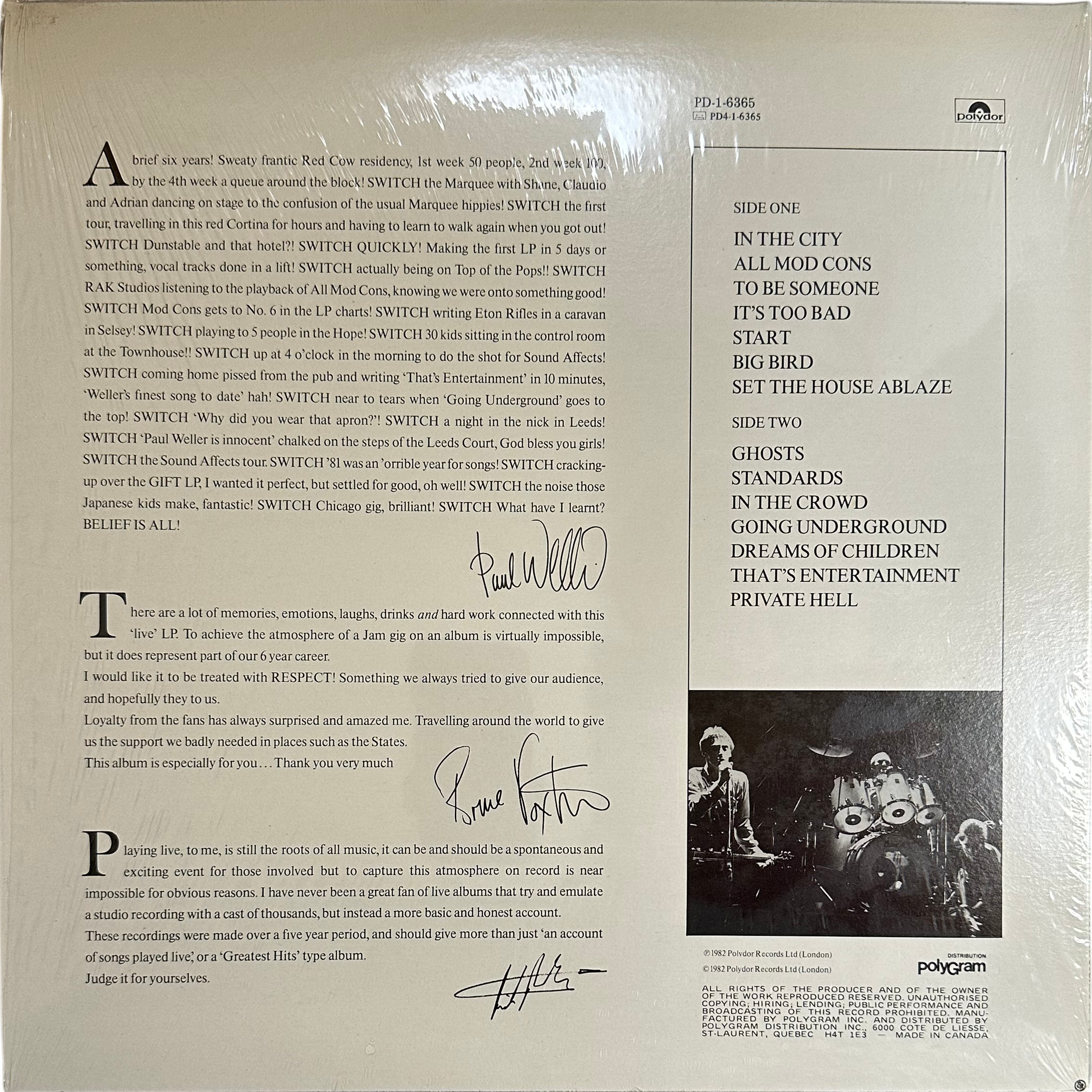 The Jam — Dig The New Breed 2