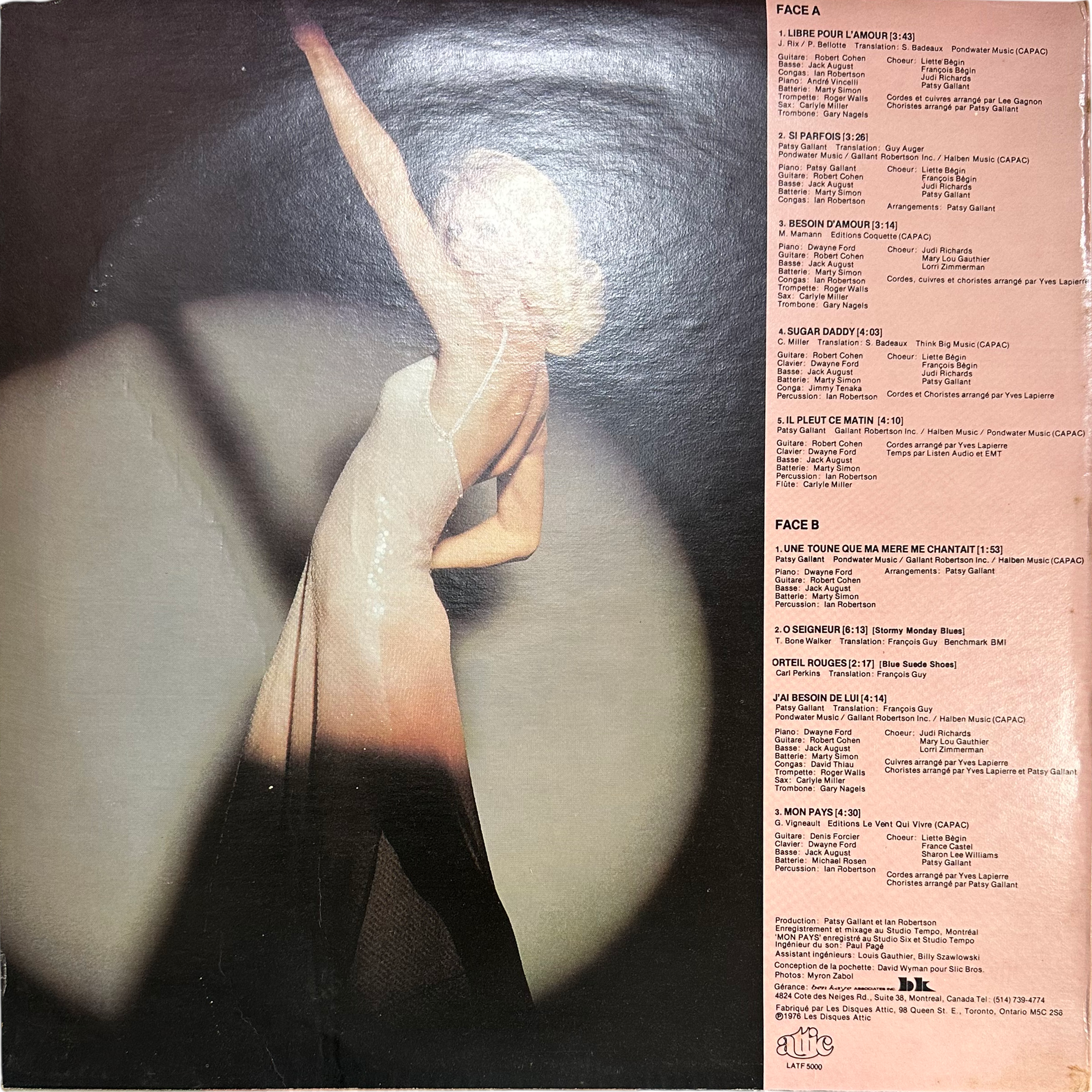 Patsy Gallant — Besoin D'Amour 2