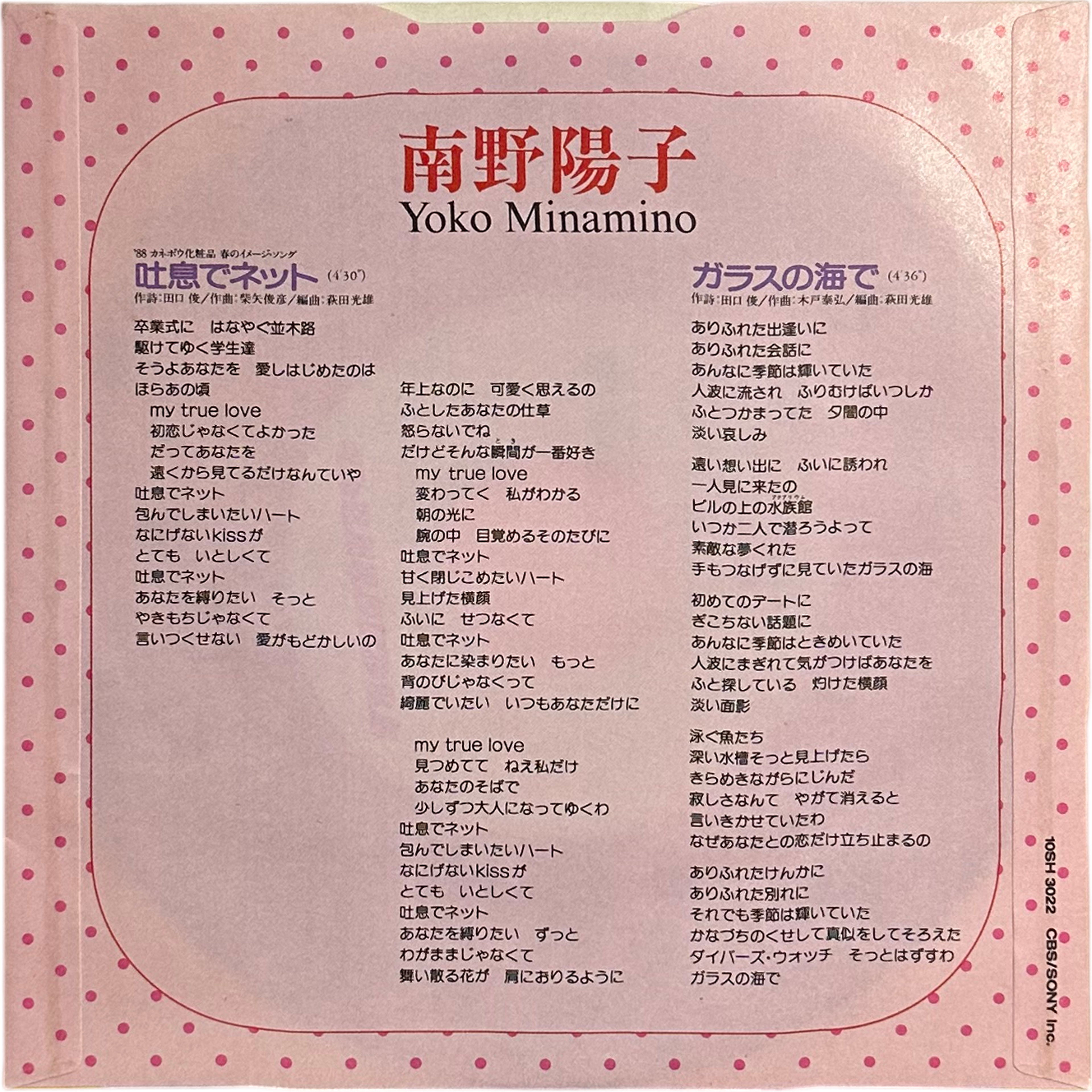Yoko Minamino — 吐息でネット。 6