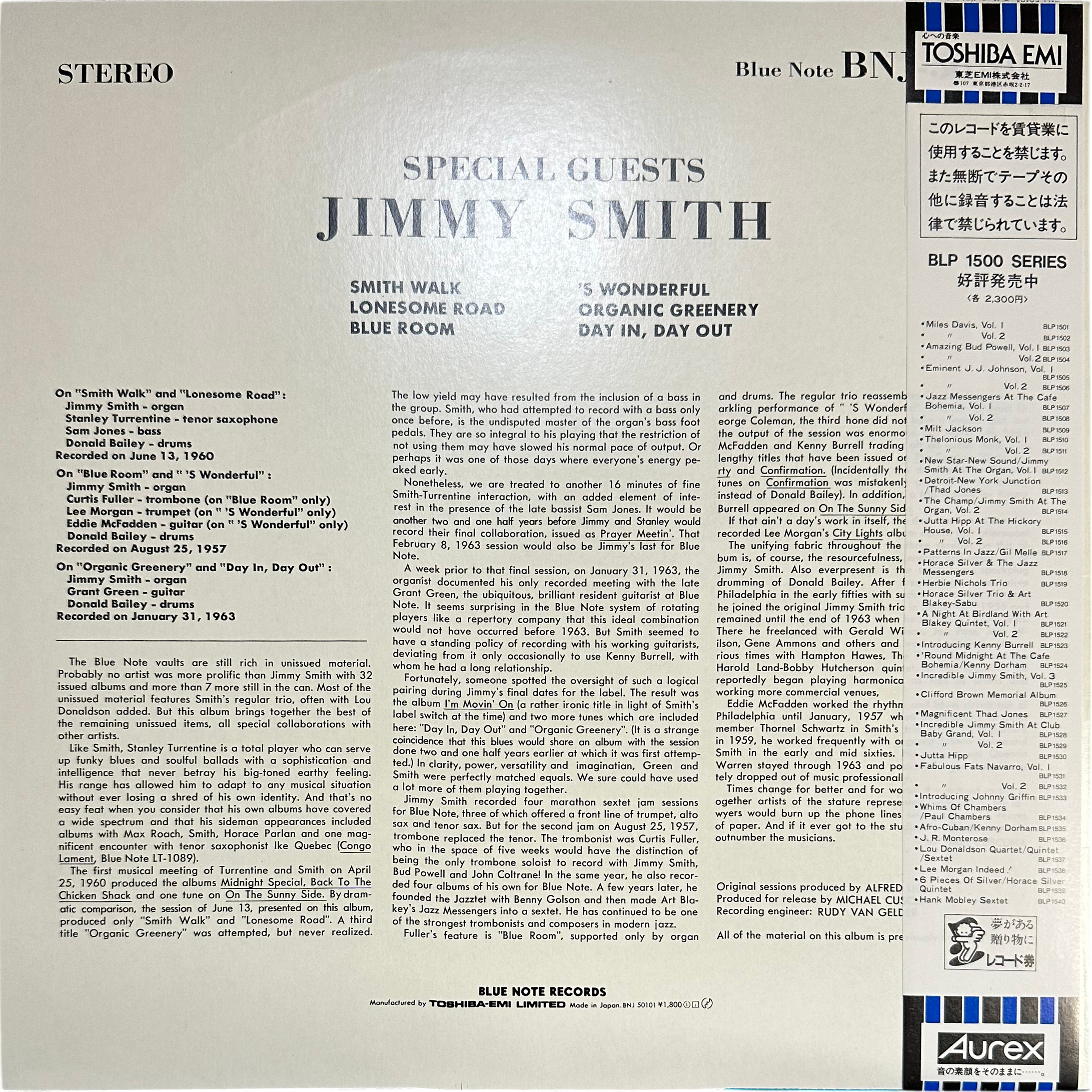 Jimmy Smith — Special Guests 2