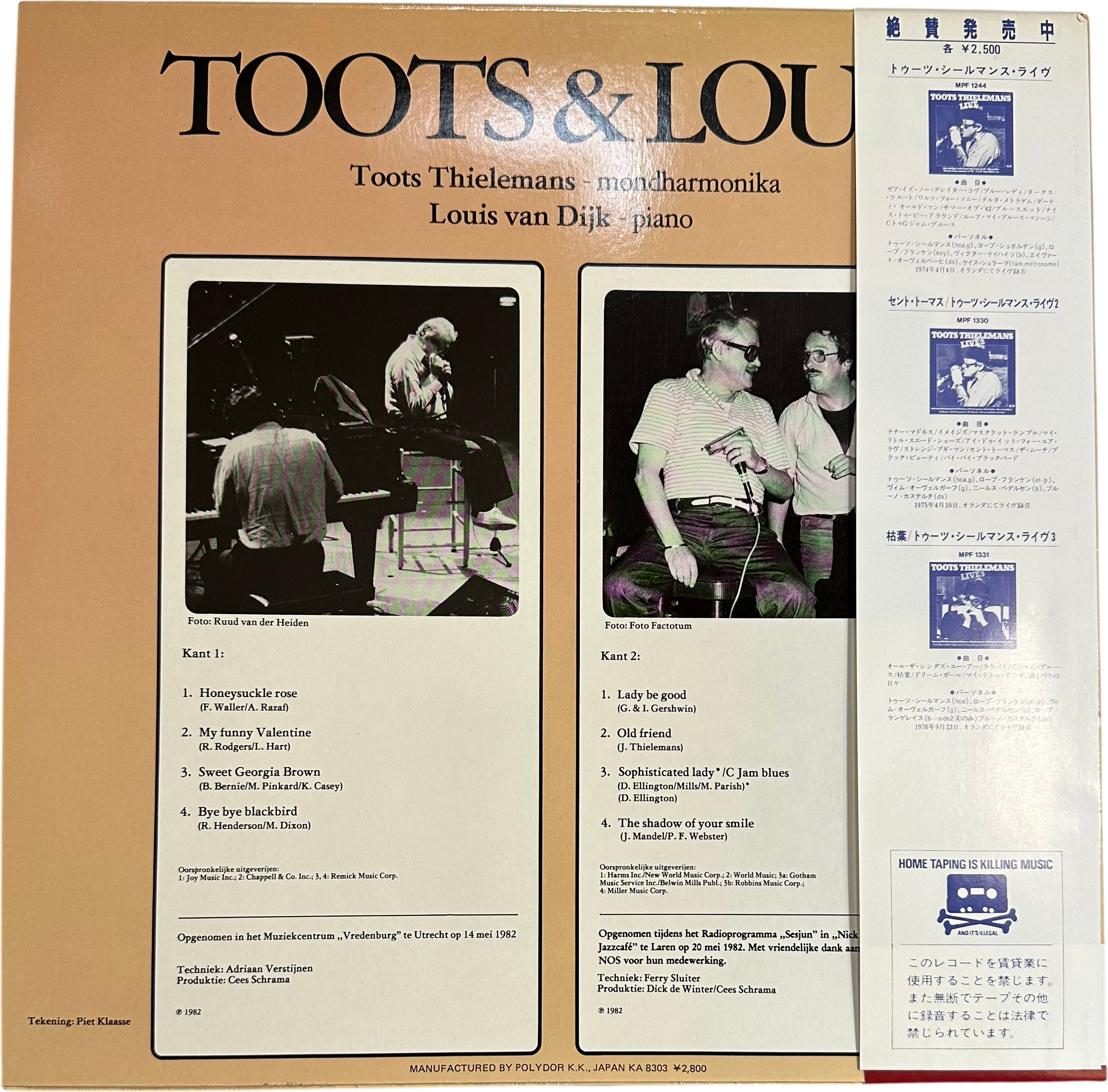 Louis Van Dijk,Toots Thielemans — Toots & Louis 2