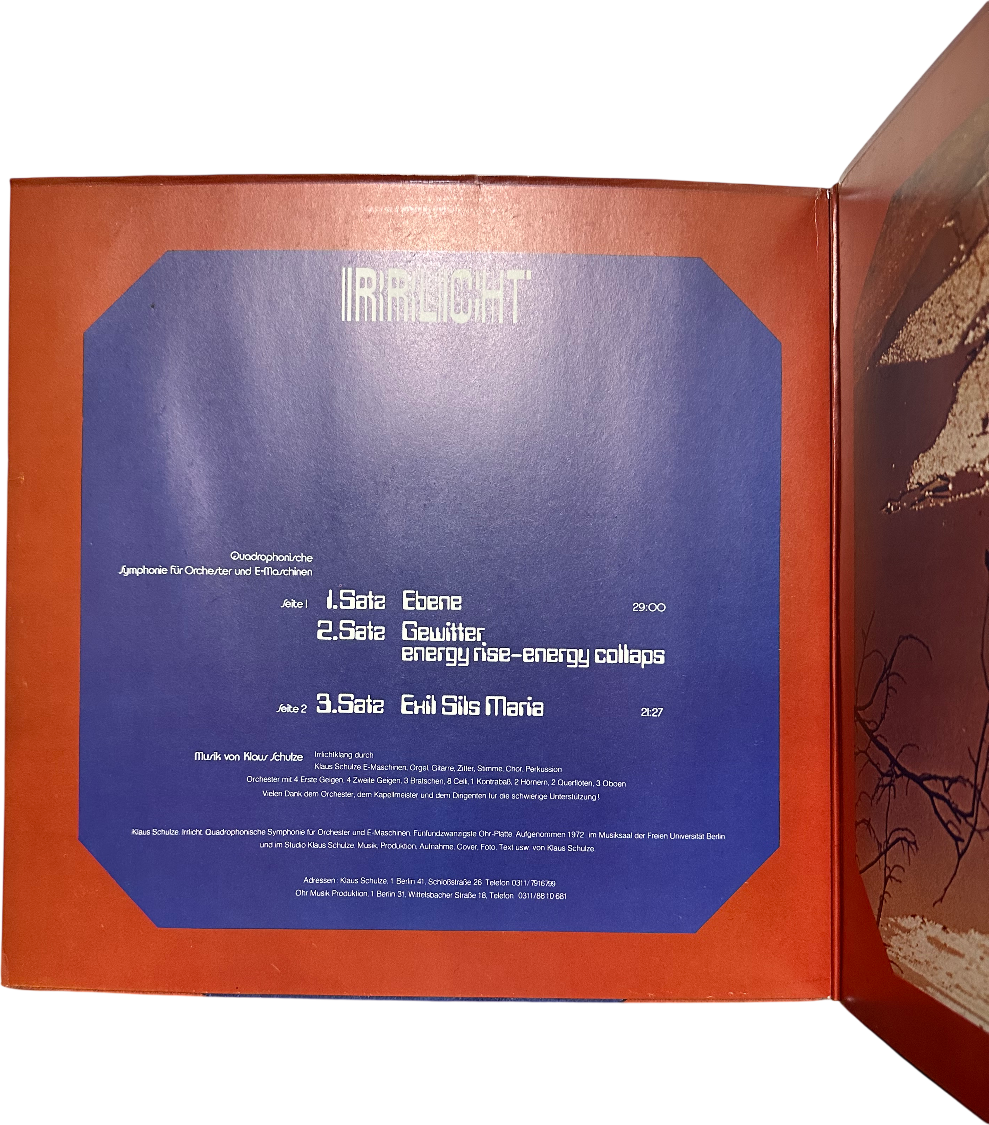 Klaus Schulze — Irrlicht 3