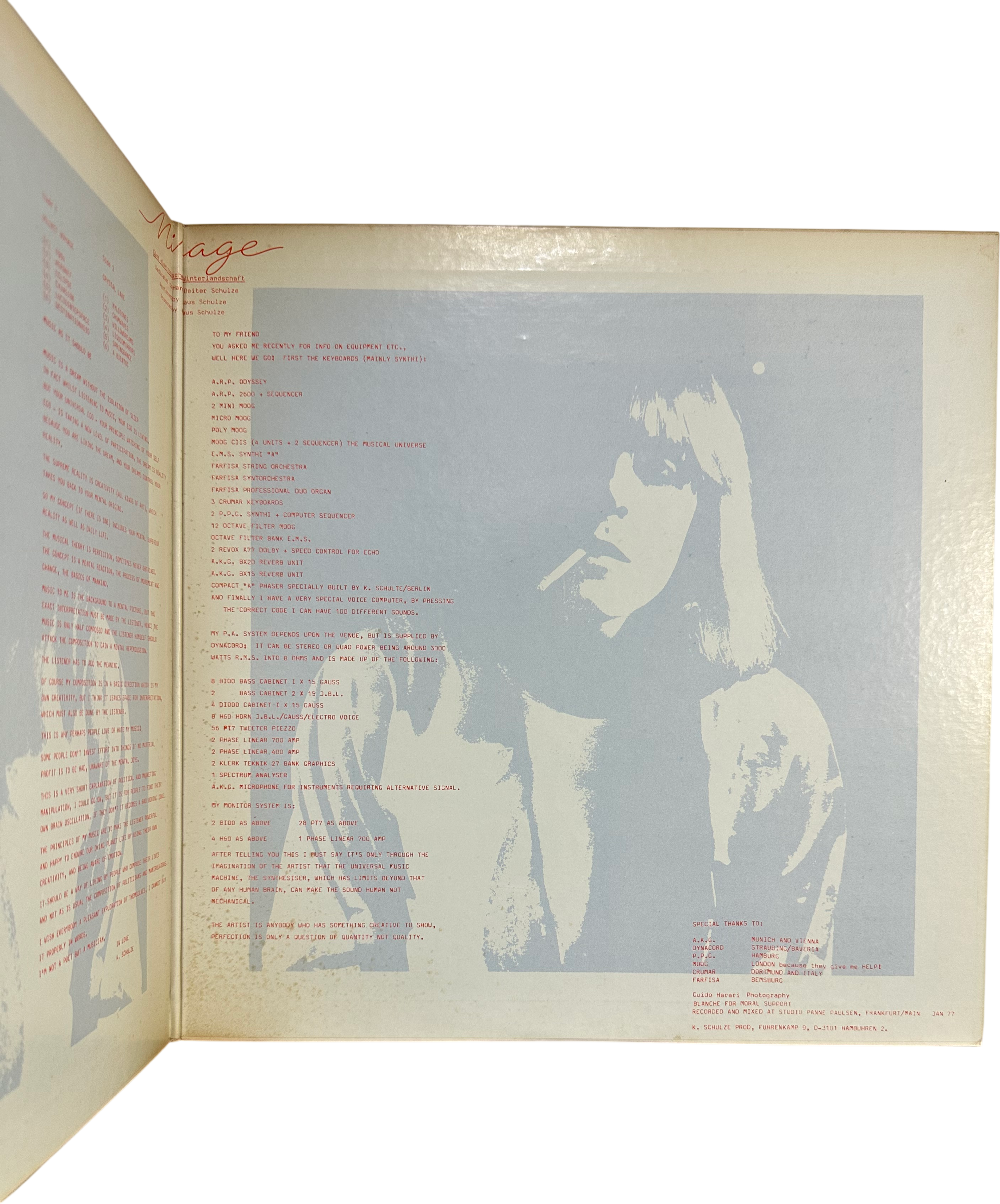 Klaus Schulze — Mirage 4
