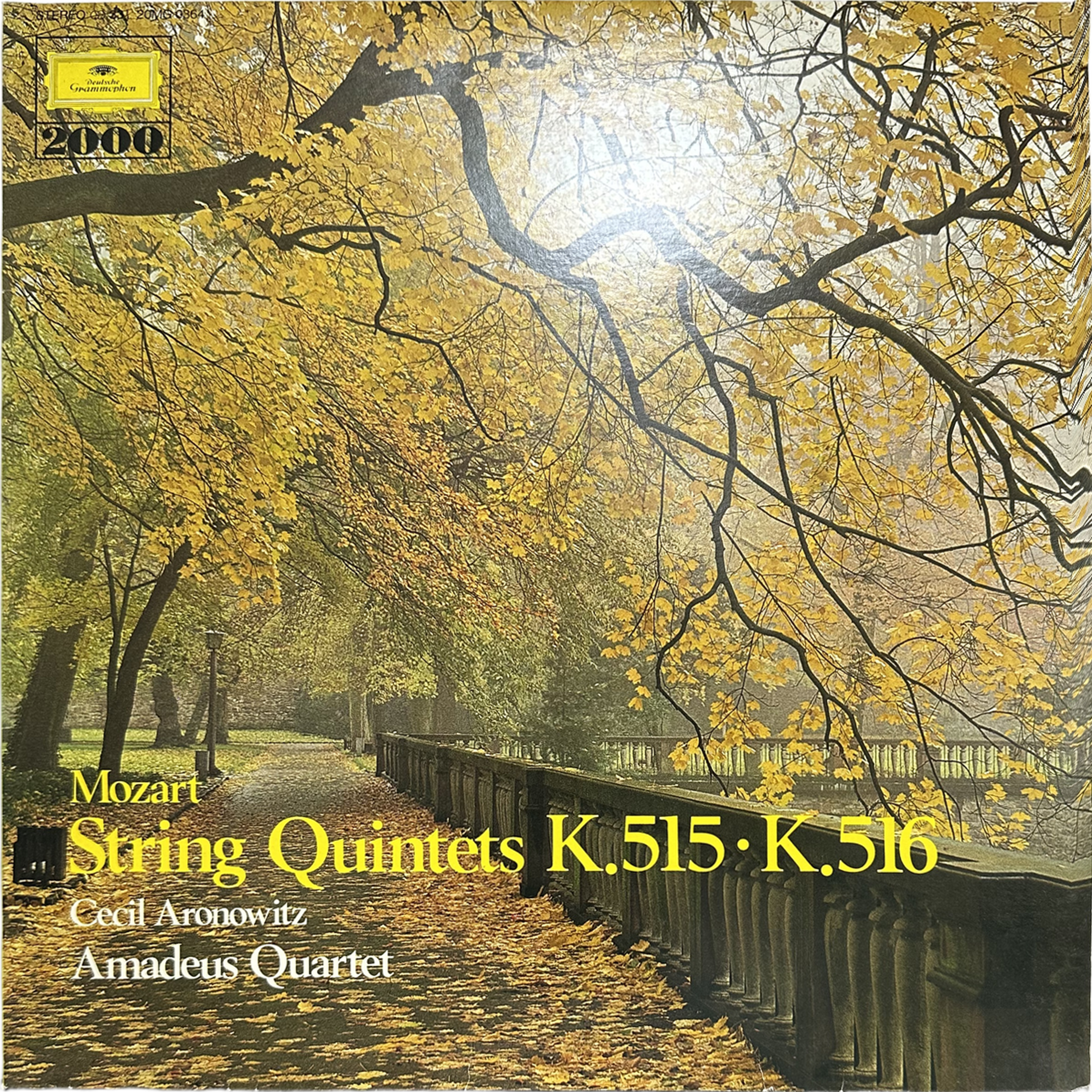 アマデウス弦楽四重奏団 — Mozart String Quintet in C Major K.515, G Minor K.516