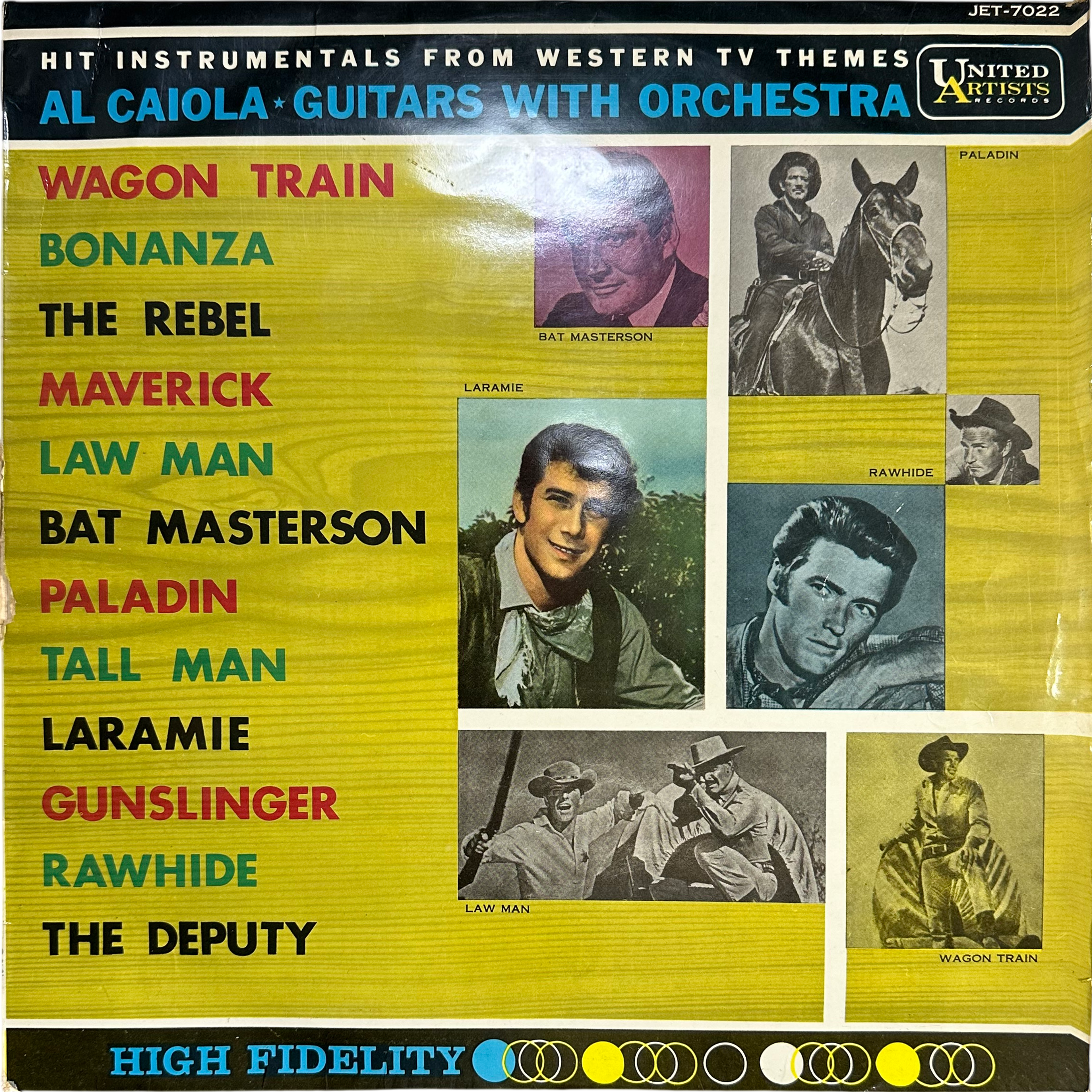 Al Caiola, Guiters With Orchestra — Hit Instrumentals From Western TV Themes